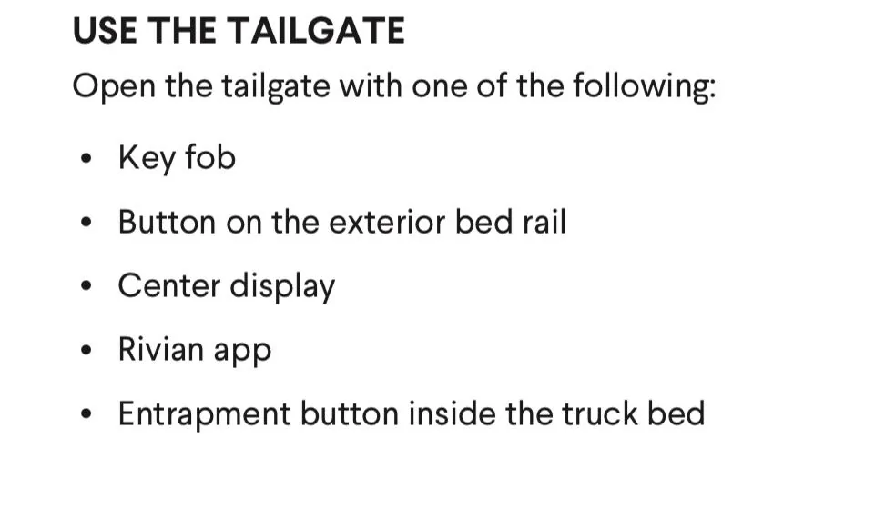 Rivian R1T R1S TOWING & THE EXTENDED TAILGATE -- Any problems with it? 4C6B199C-84DA-4456-9671-2BAADC10FCEF
