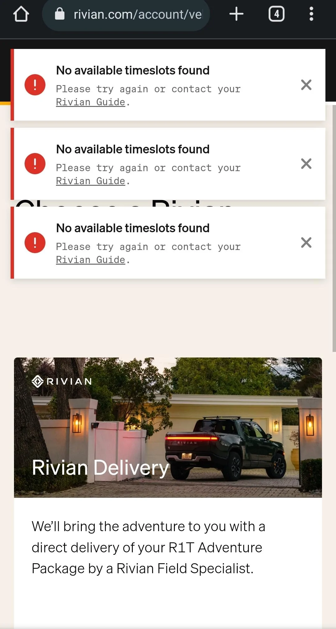 Rivian R1T R1S Owners: What are your biggest gripes so far? Screenshot_20220513-211254_Chrom