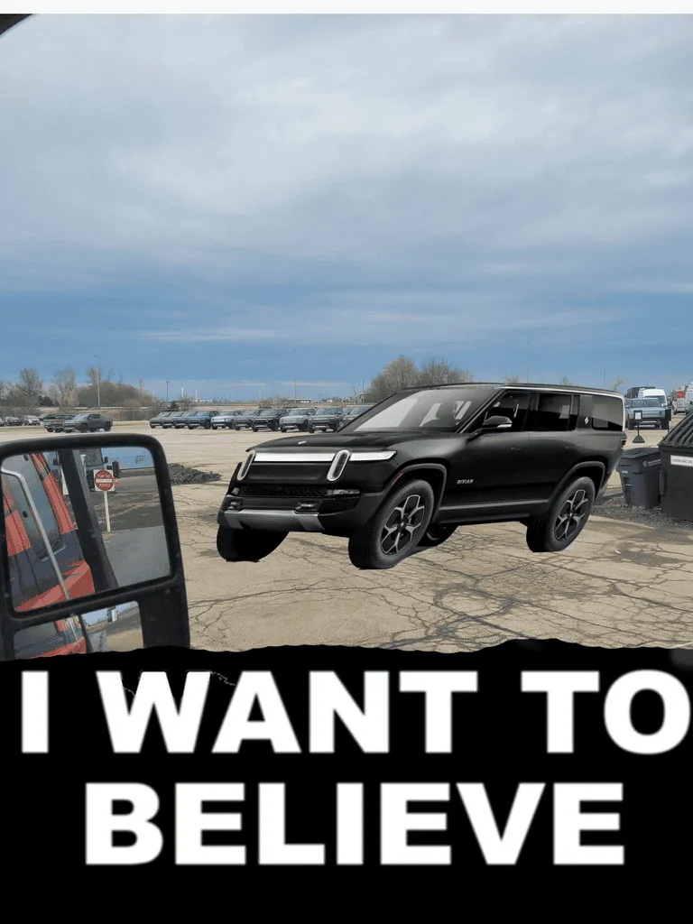Rivian R1T R1S Got to drive an R1T  **(not R1S)** yesterday - Dang! 1652571039862