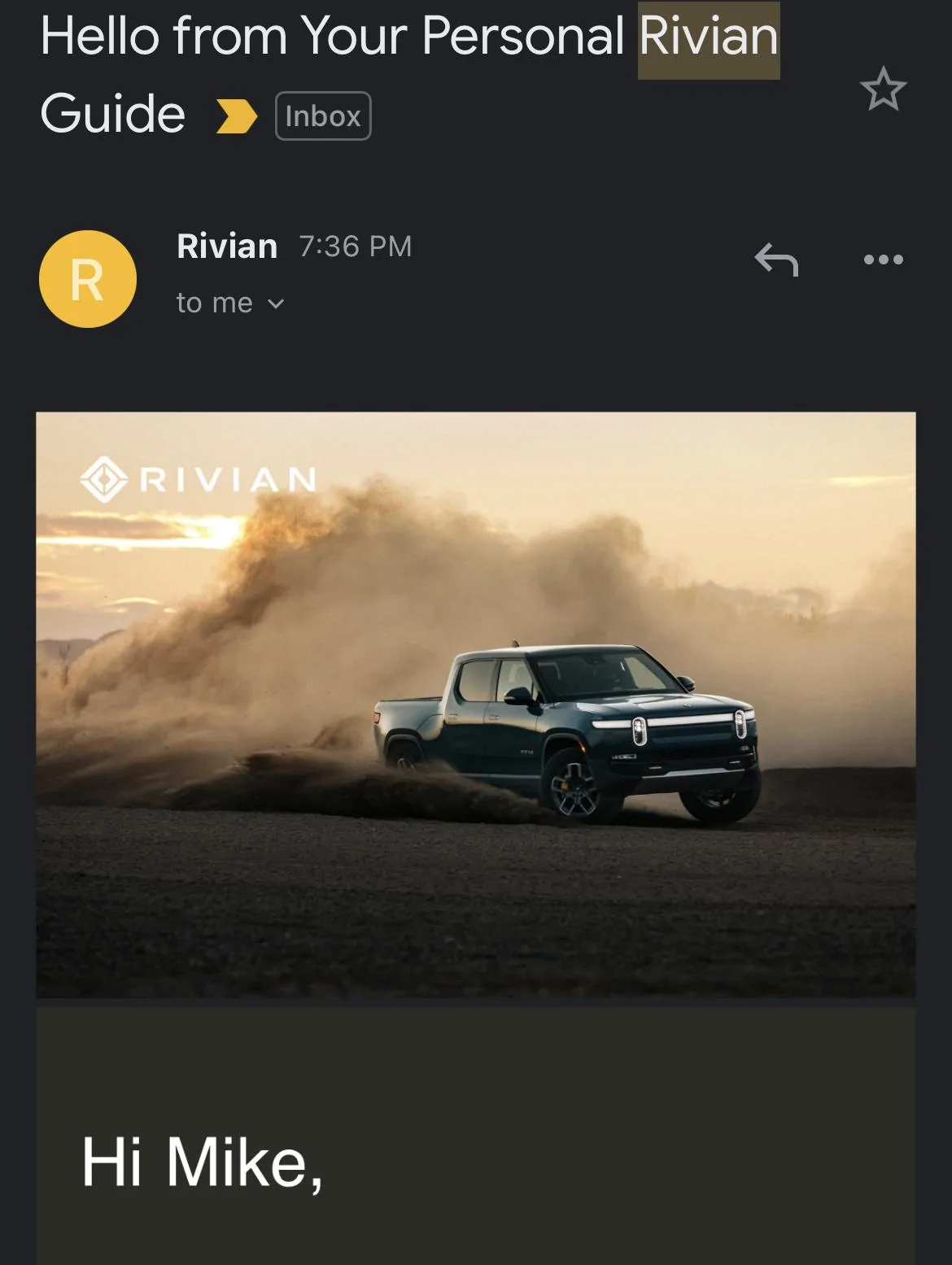 Rivian R1T R1S May/June Deliveries Thread 8F3D32FA-84ED-4850-972F-C28578E947B6