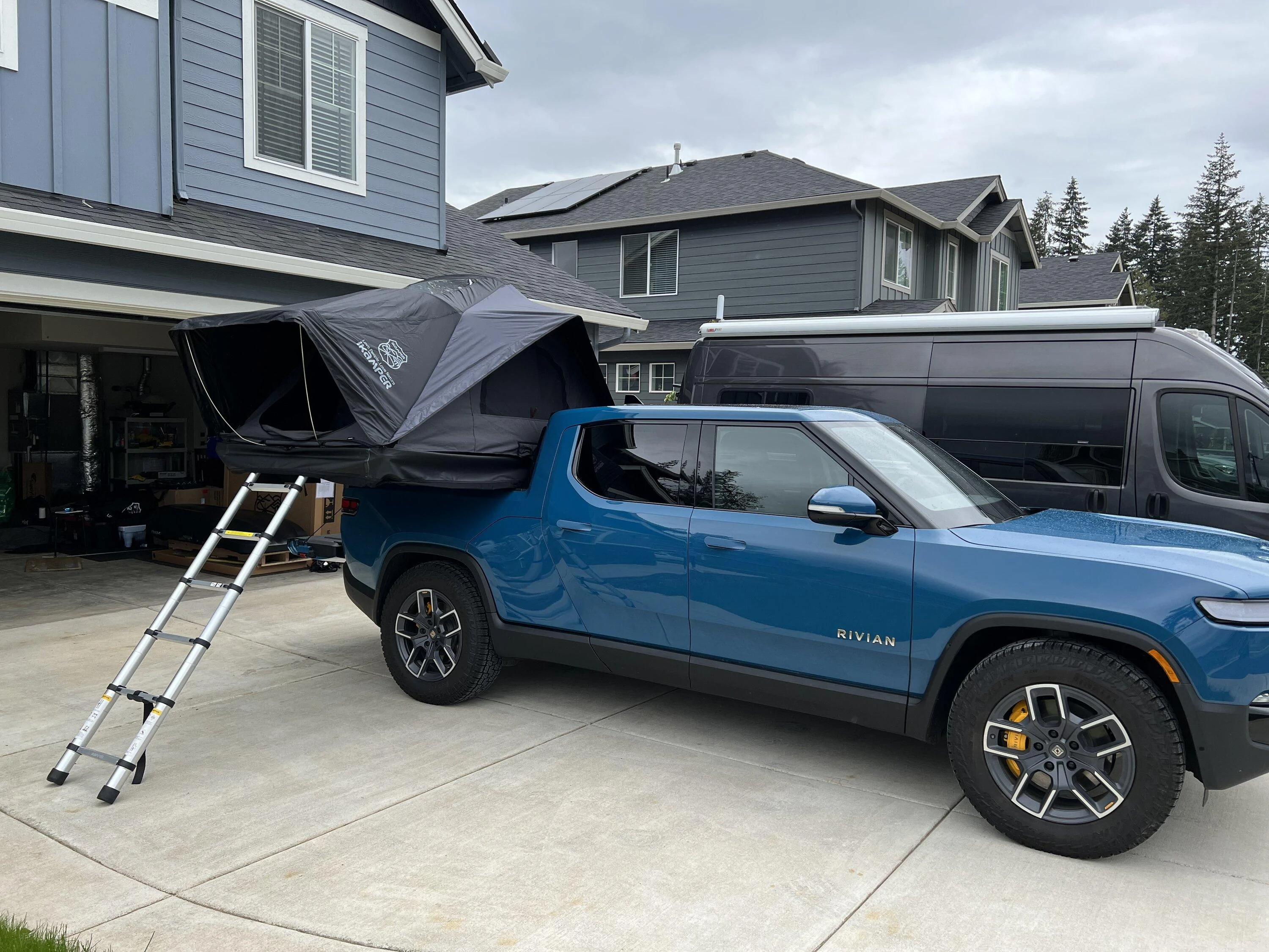 Rivian R1T R1S IKamper X-Cover 2.0 Mini RTT (roof top tent) on my R1T 775492A4-B4E5-4987-A808-3171C1CE0225
