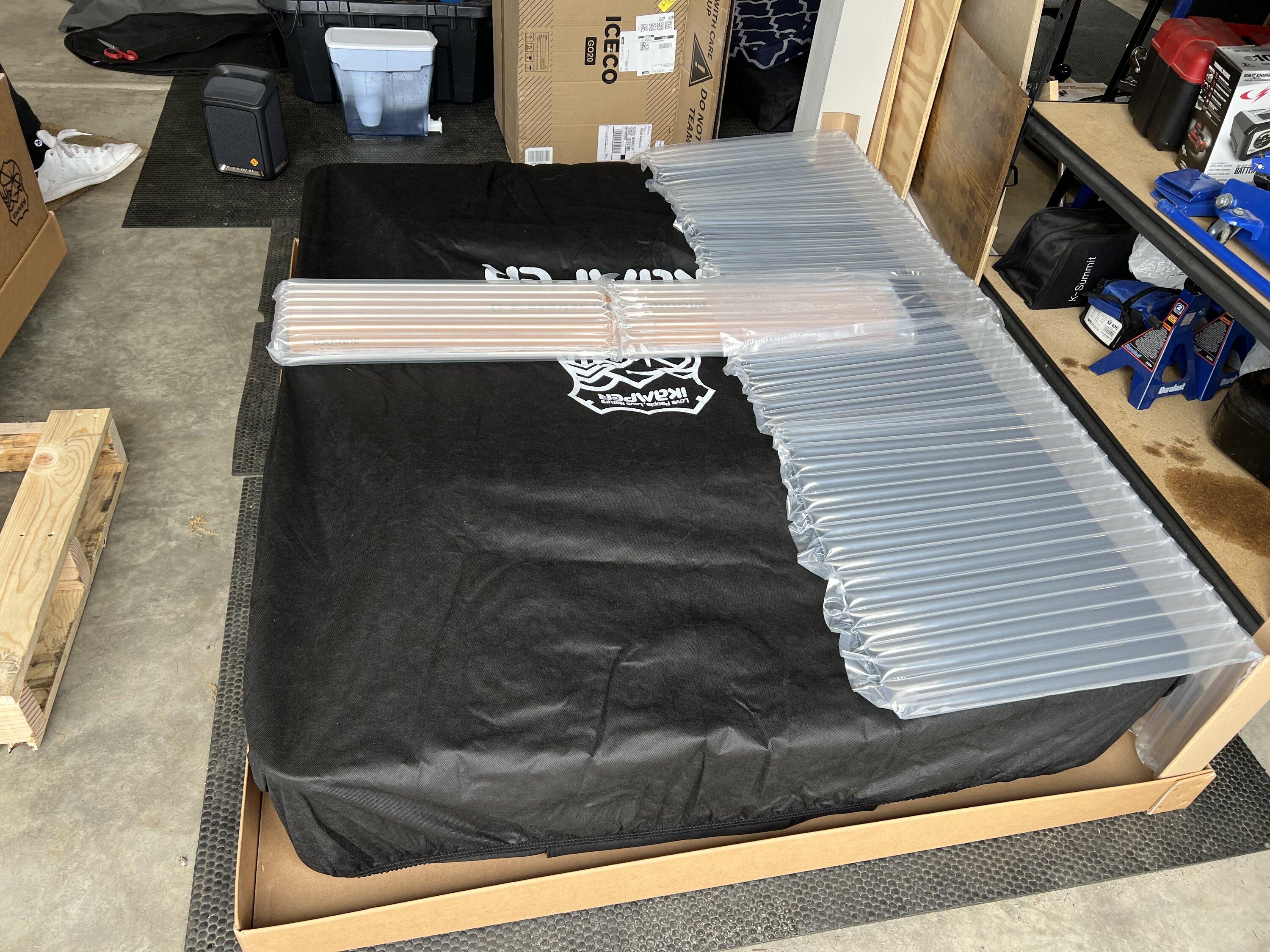 Rivian R1T R1S IKamper X-Cover 2.0 Mini RTT (roof top tent) on my R1T E1F9BE83-B61F-406E-9CA8-2449C1768FA4