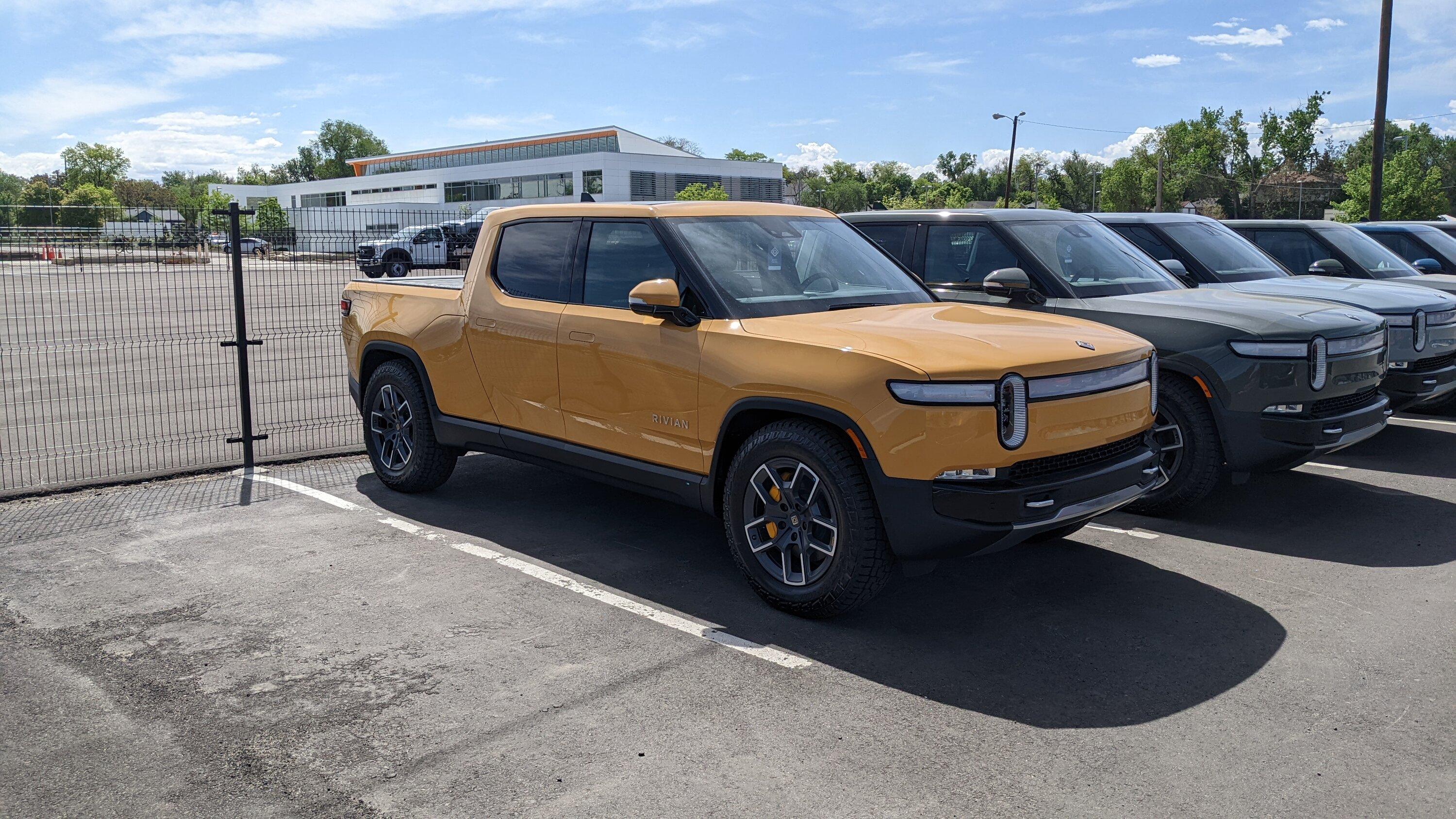 Rivian R1T R1S Denver...The yellow has landed PXL_20220518_163059600
