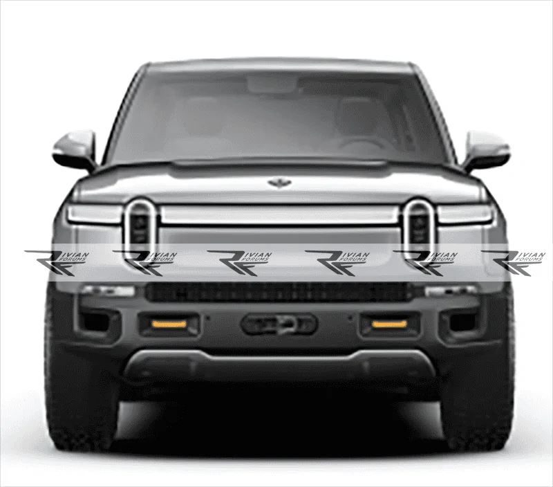 Rivian R1T R1S Rivian Patents Front Bumper with a Winch (Fairlead) 1652907014471