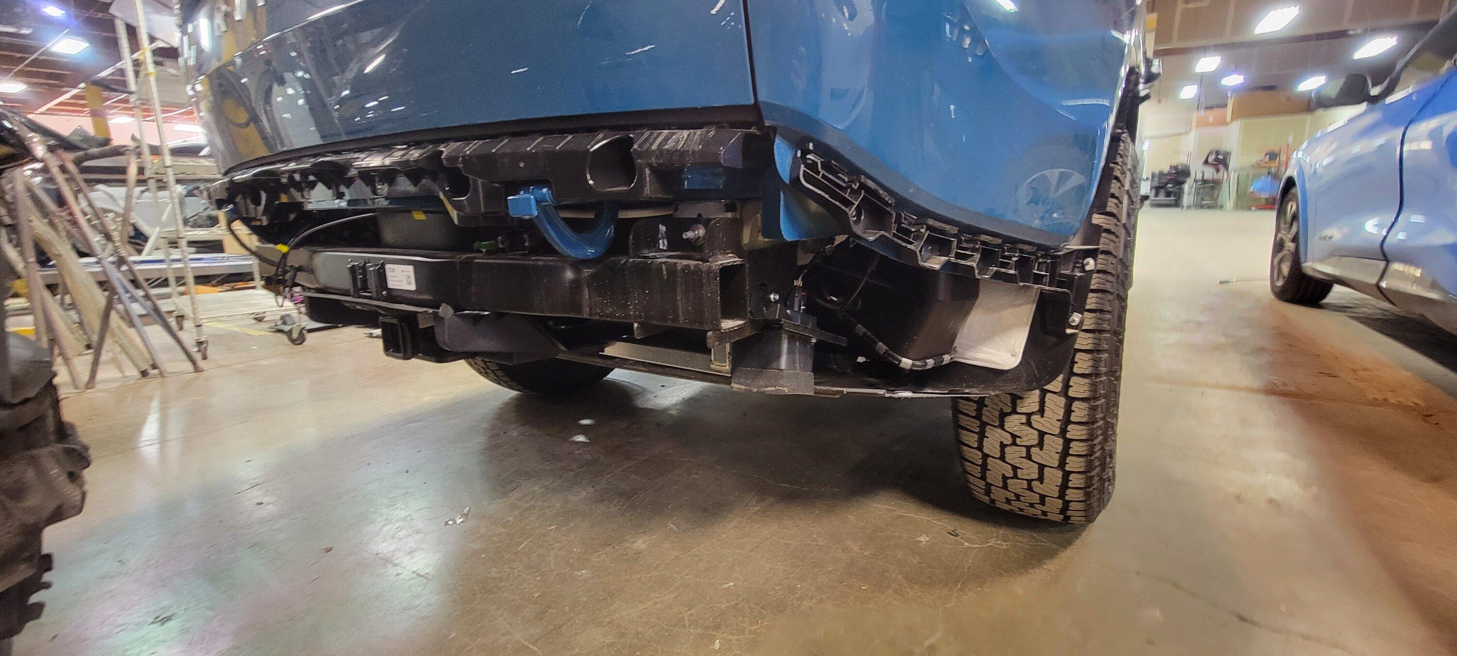 Rivian R1T R1S My Partially Disassembled R1T at the Body Shop For Repaint 20220518_112237