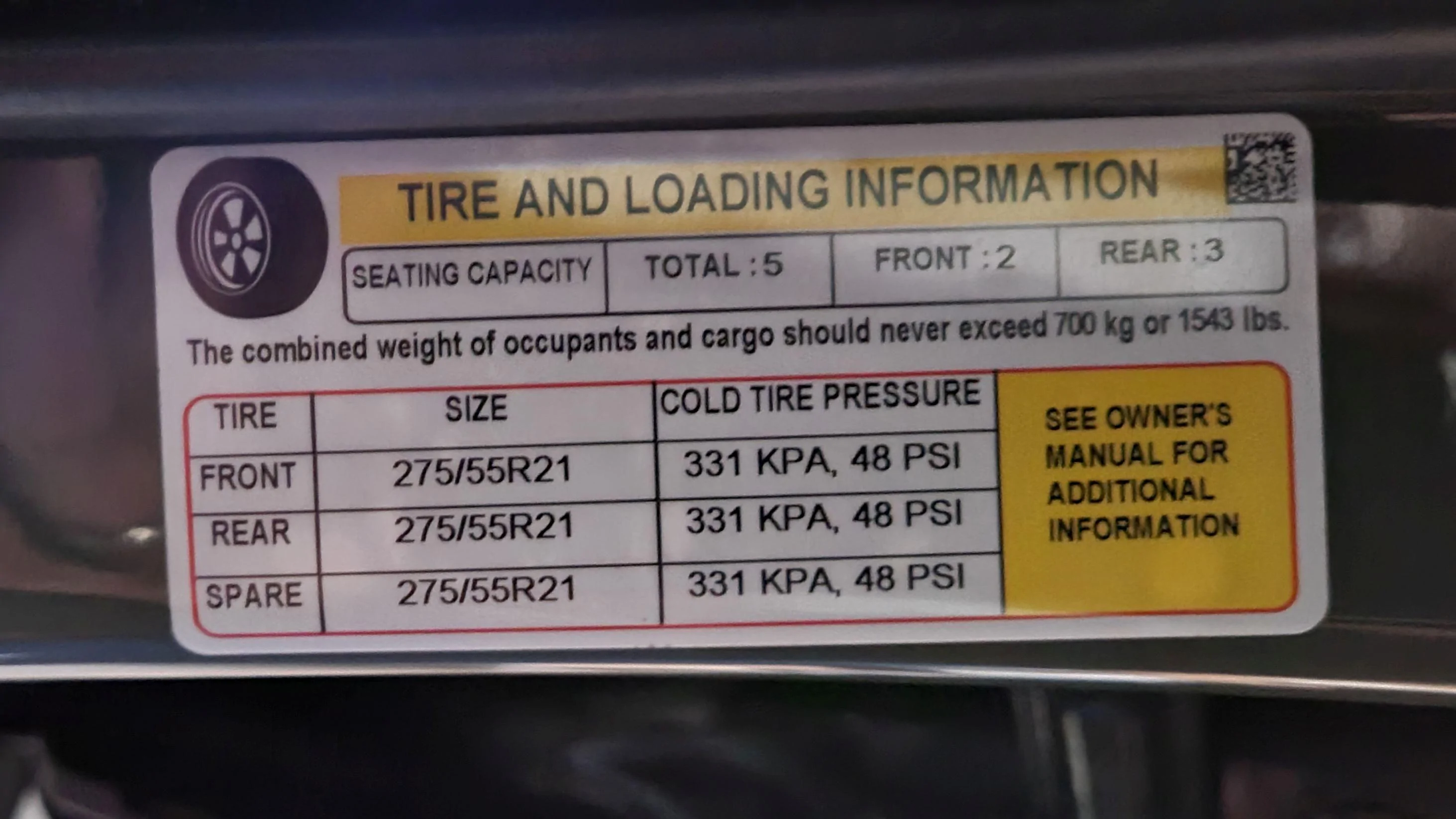 Rivian R1T R1S R1T Launch Green, Forest Edge for sale load sticker