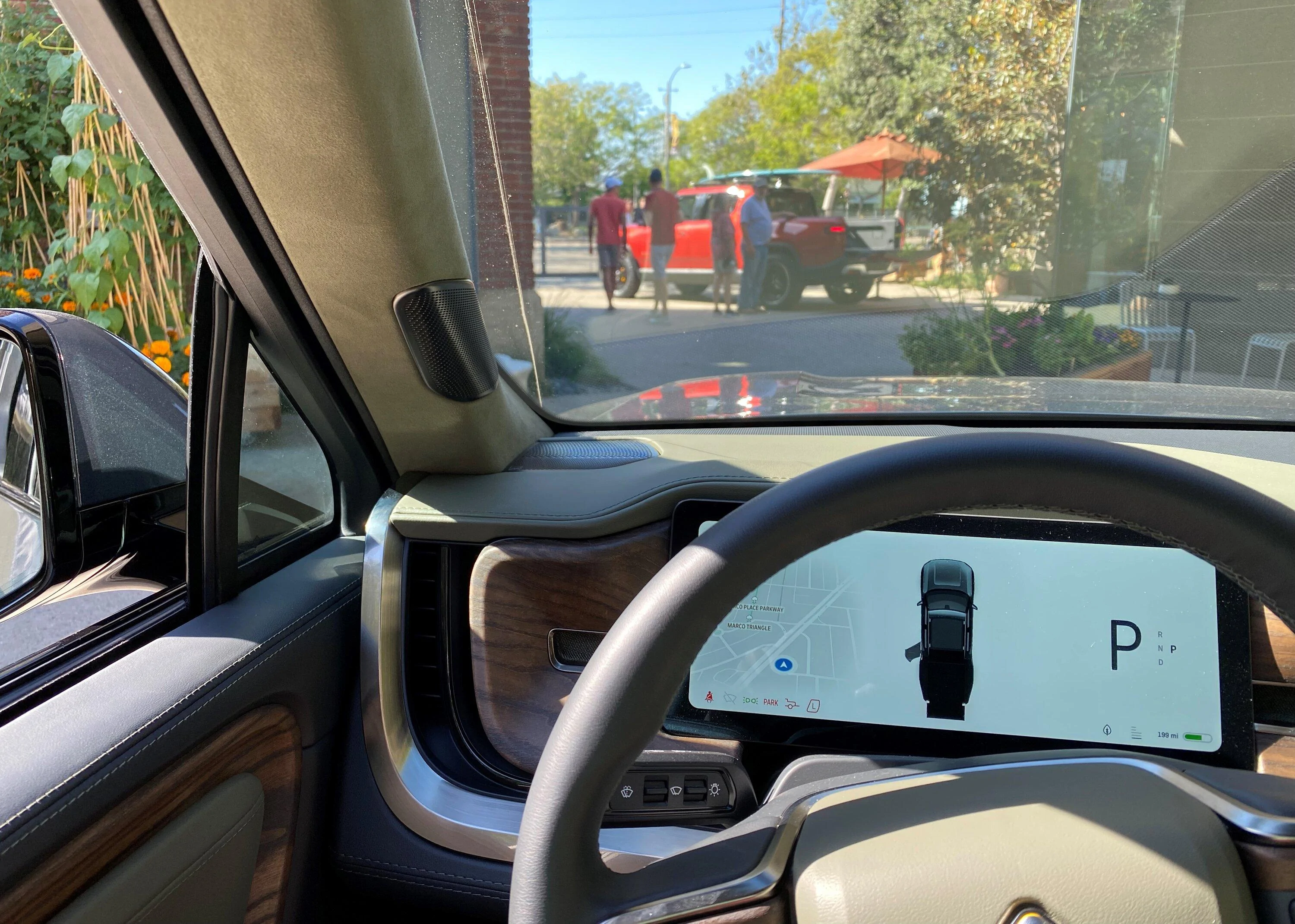 Rivian R1T R1S FOREST EDGE Rivian Interior Photos FG Driver