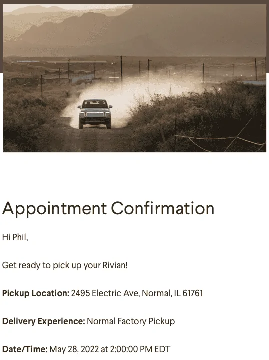 Rivian R1T R1S COMPASS YELLOW R1T Photos Screen Shot 2022-05-21 at 1.56.56 PM