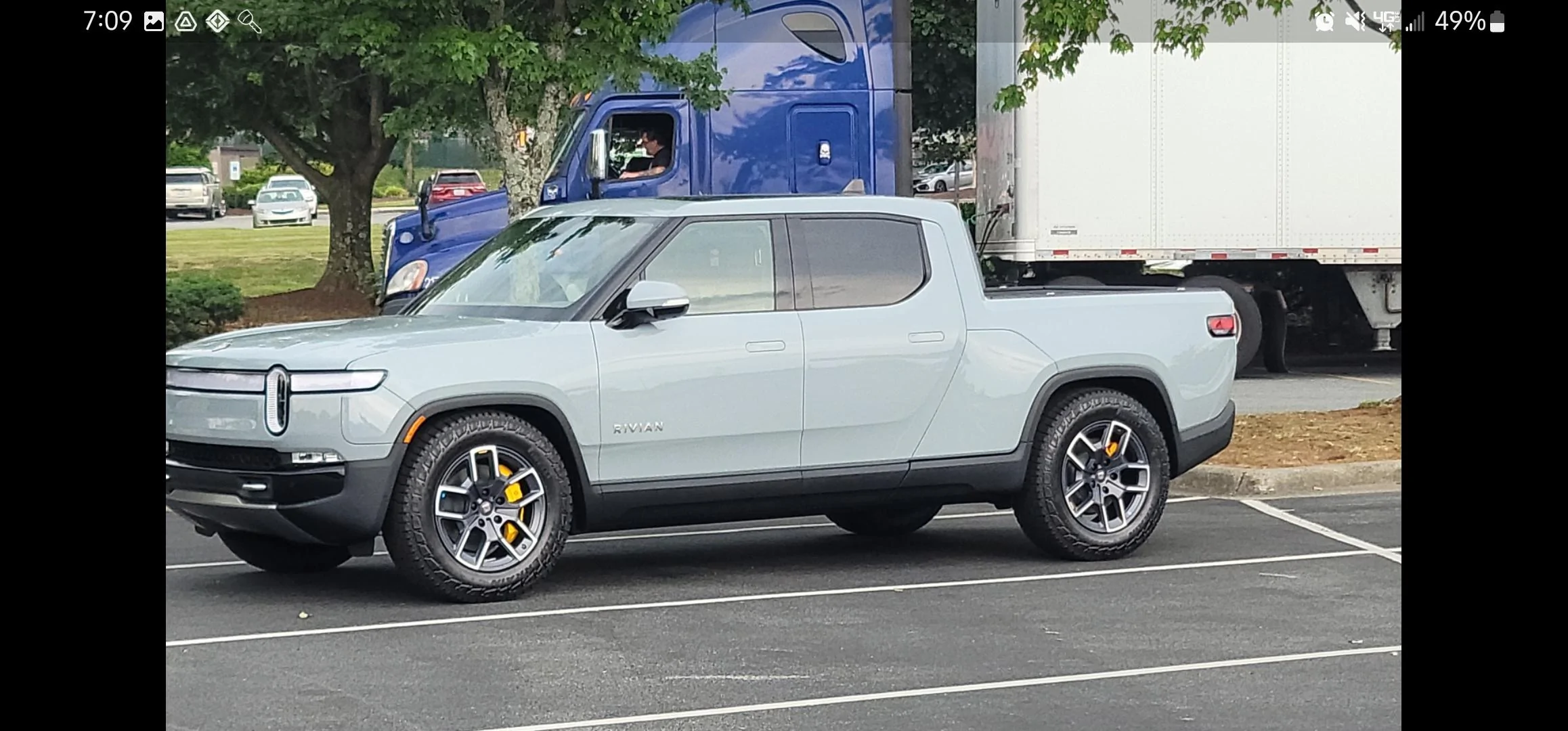 Rivian R1T R1S Delivered: The RJ Special...Limestone with Forest Edge Screenshot_20220521-190908_Gallery
