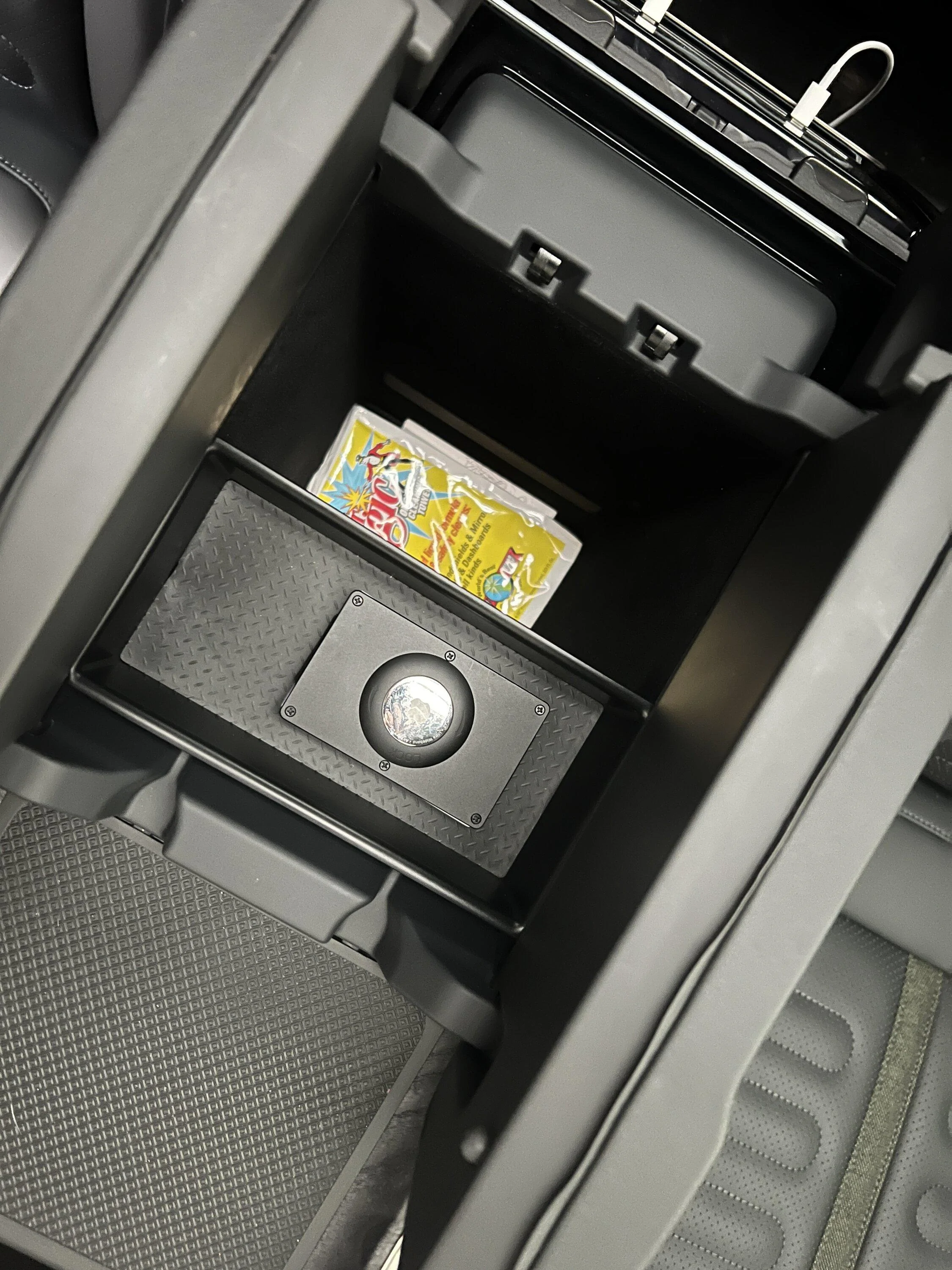 Rivian R1T R1S Center Console Tray IMG_0364