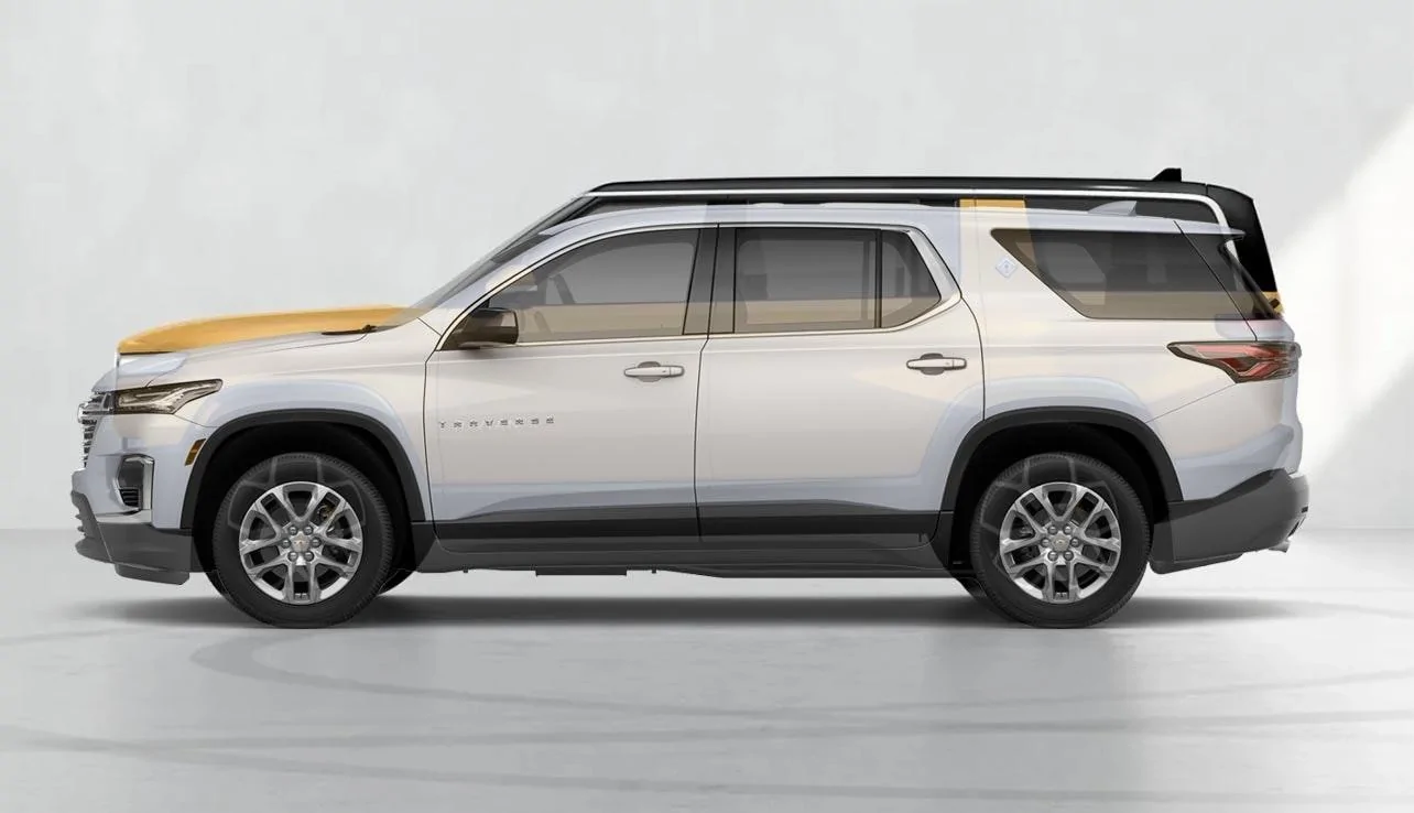 Rivian R1T R1S R1S Size Comparisons to other SUVs and Trucks Chevy_Traverse.jpg?ixlib=rails-0.3