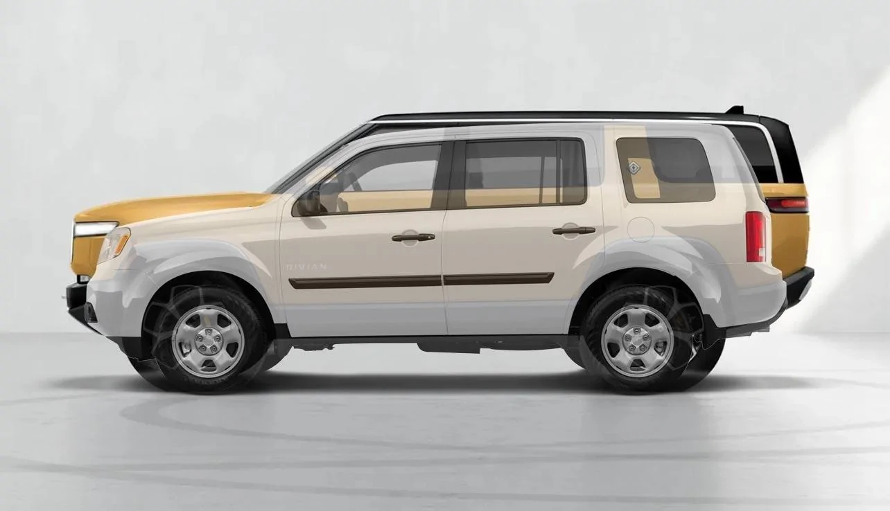 Rivian R1T R1S R1S Size Comparisons to other SUVs and Trucks honda_2015__pilot.jpg?ixlib=rails-0.3