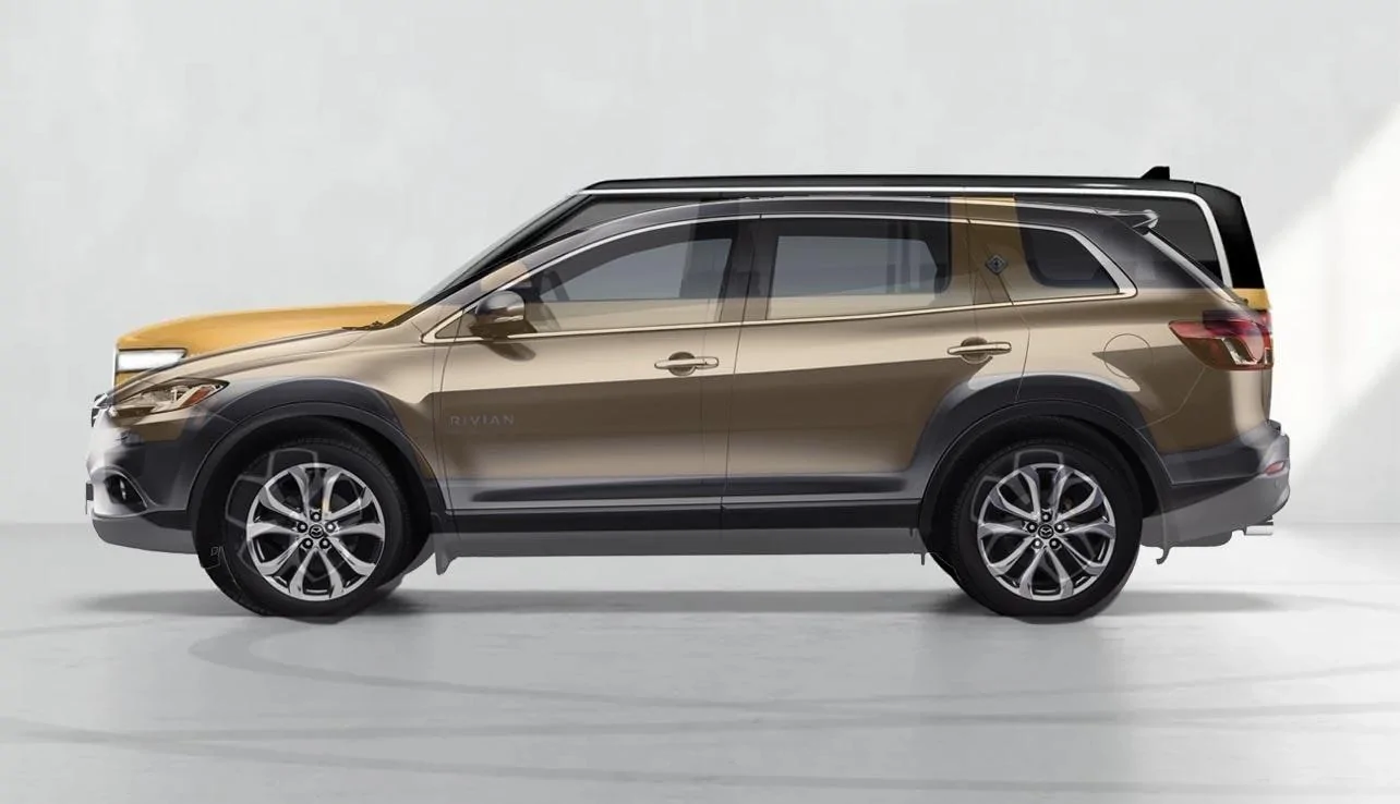 Rivian R1T R1S R1S Size Comparisons to other SUVs and Trucks mazda_2013_CX9.jpg?ixlib=rails-0.3