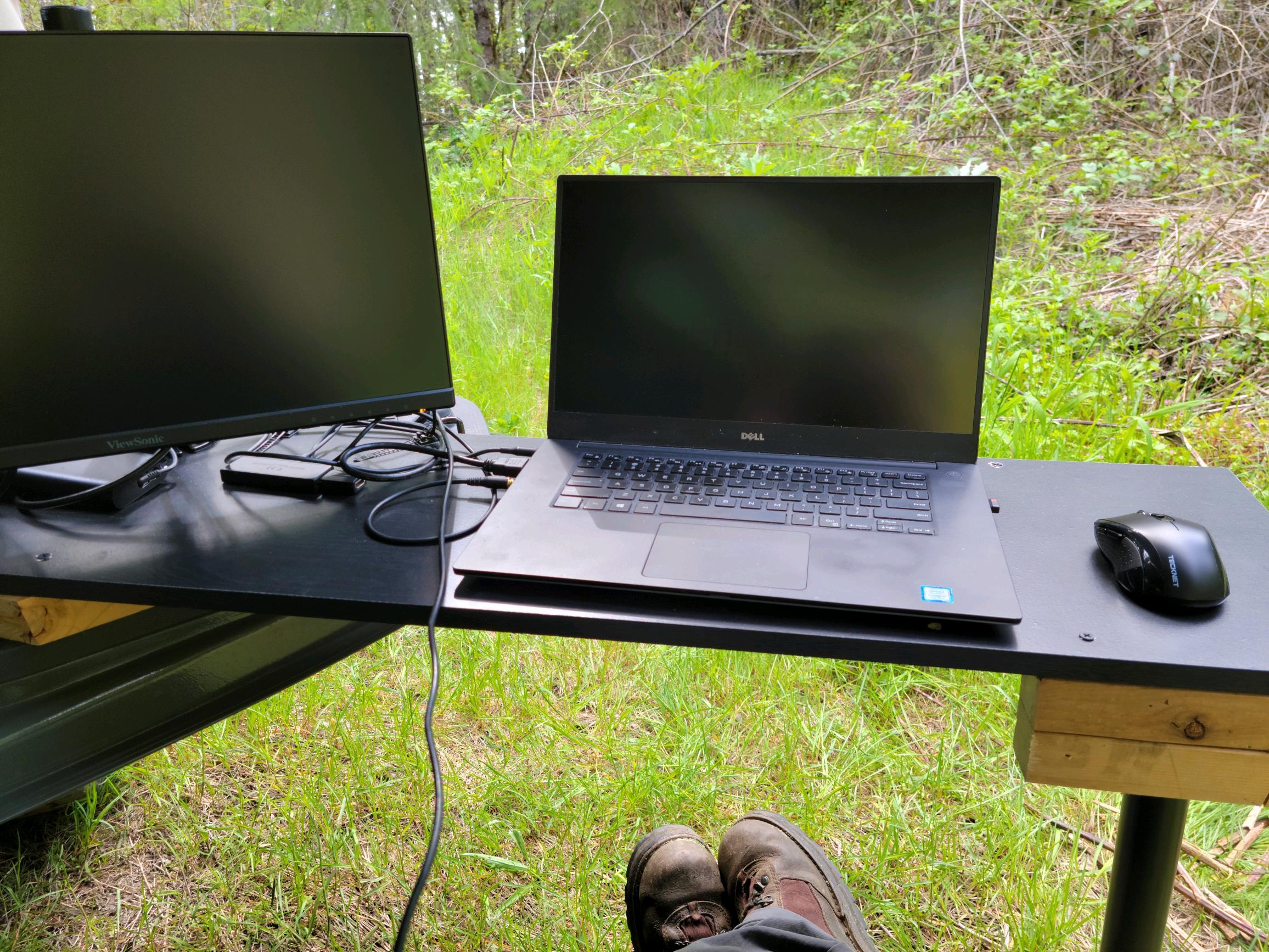 Rivian R1T R1S WFF (work from forest) setup Image20220523170922
