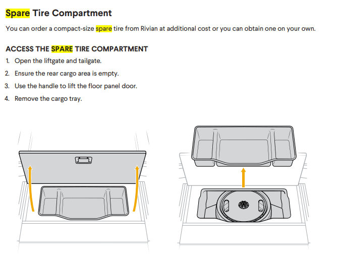 Rivian R1T R1S R1S first look videos from Yosemite [shows space available with seats folded, connections, & storage] 1653504119700