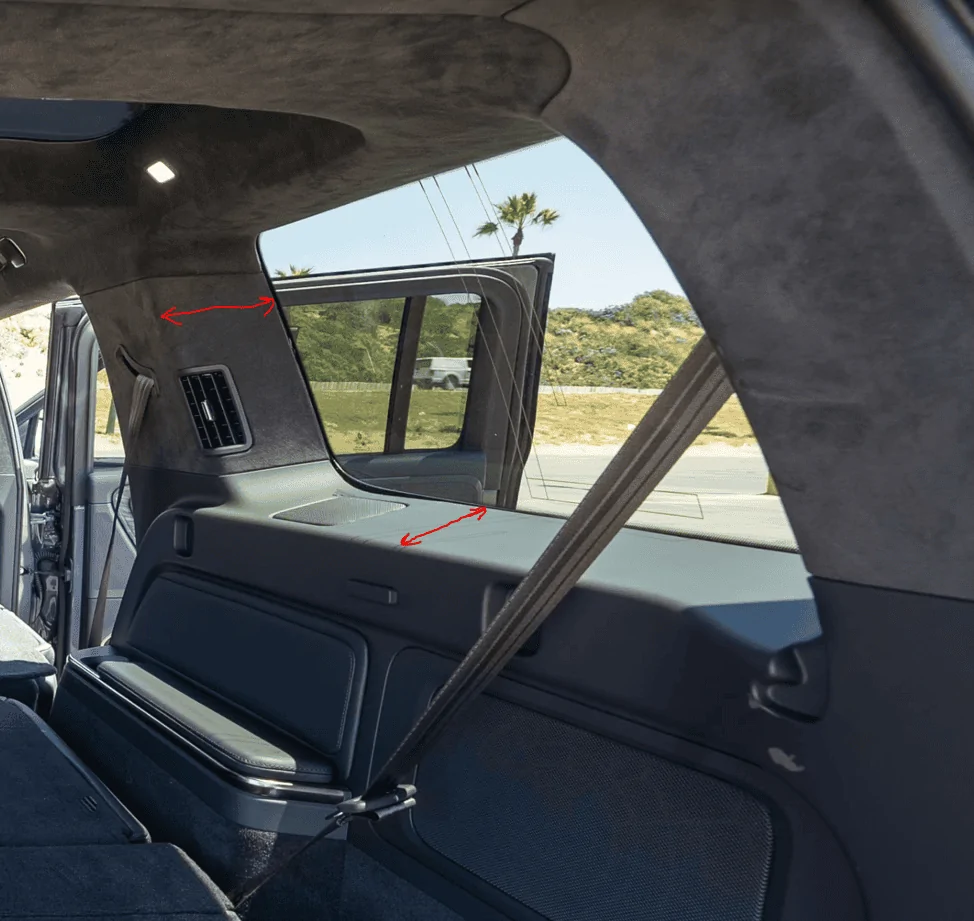Rivian R1T R1S R1S first look videos from Yosemite [shows space available with seats folded, connections, & storage] 1653511781690