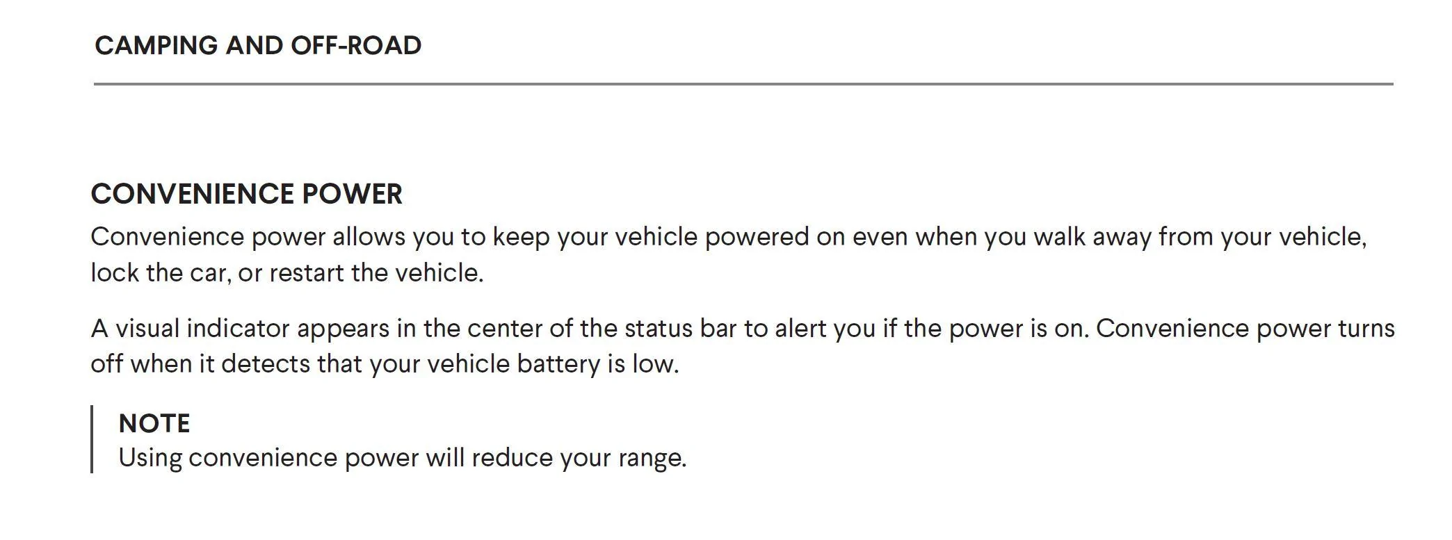 Rivian R1T R1S Any tests done on Vampire battery drain? convenienc