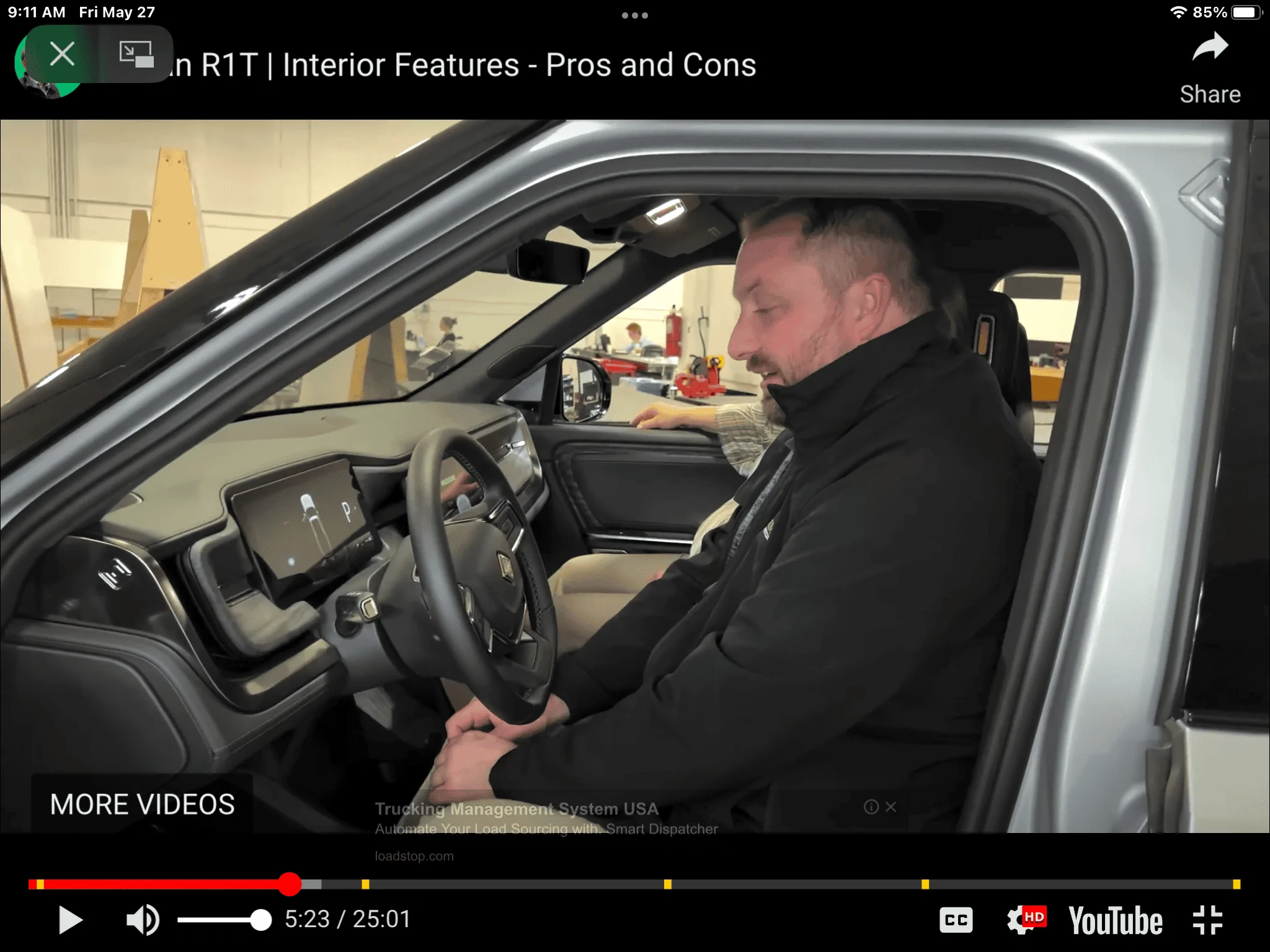 Rivian R1T R1S Rivian R1T Interior: Pros and Cons - Sandy Munro Live 8A8A5520-6B38-4C29-B585-BF7723E9D6FC