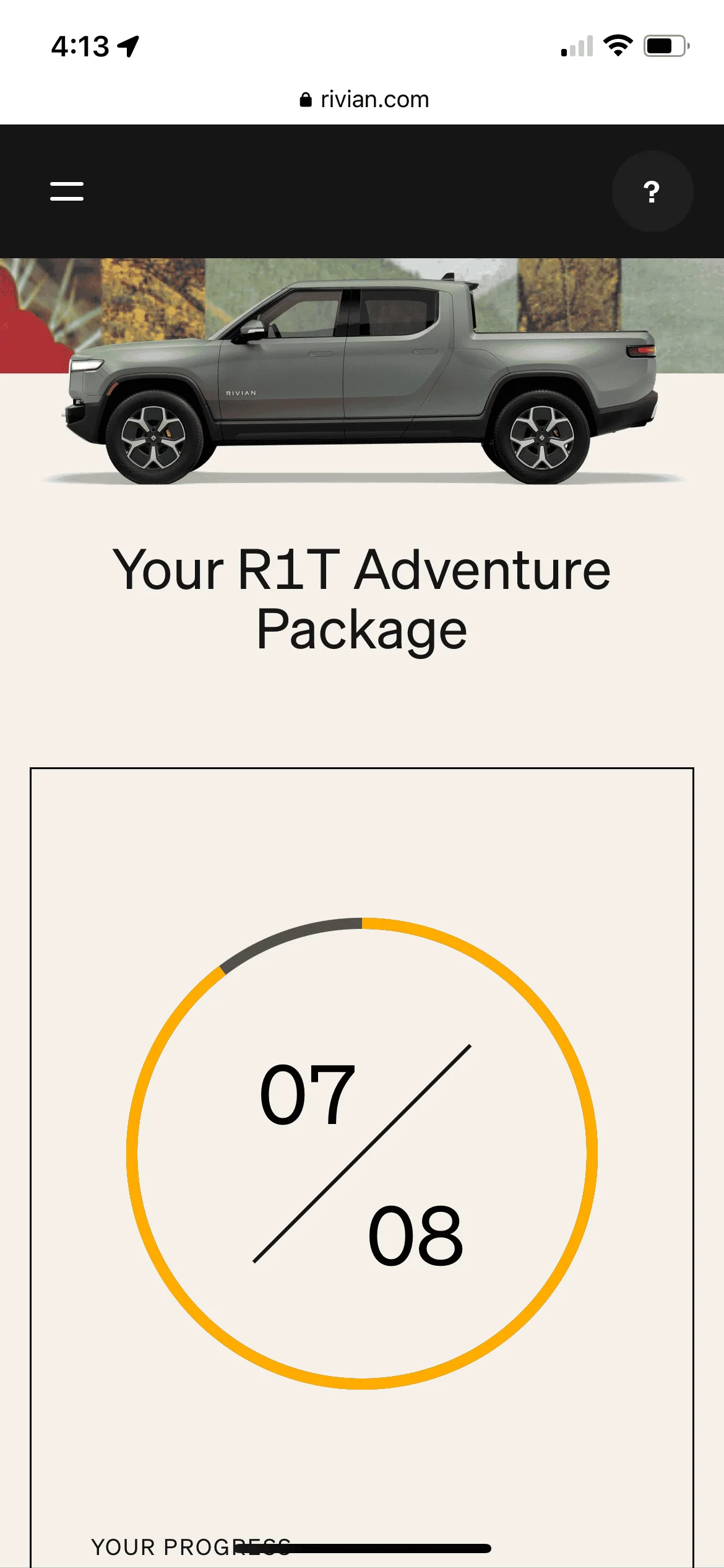 Rivian R1T R1S Shortest order-to-delivery time yet @ 40 days BC019E28-6BDA-4B1D-B8AD-D4FE6CFAEDCA