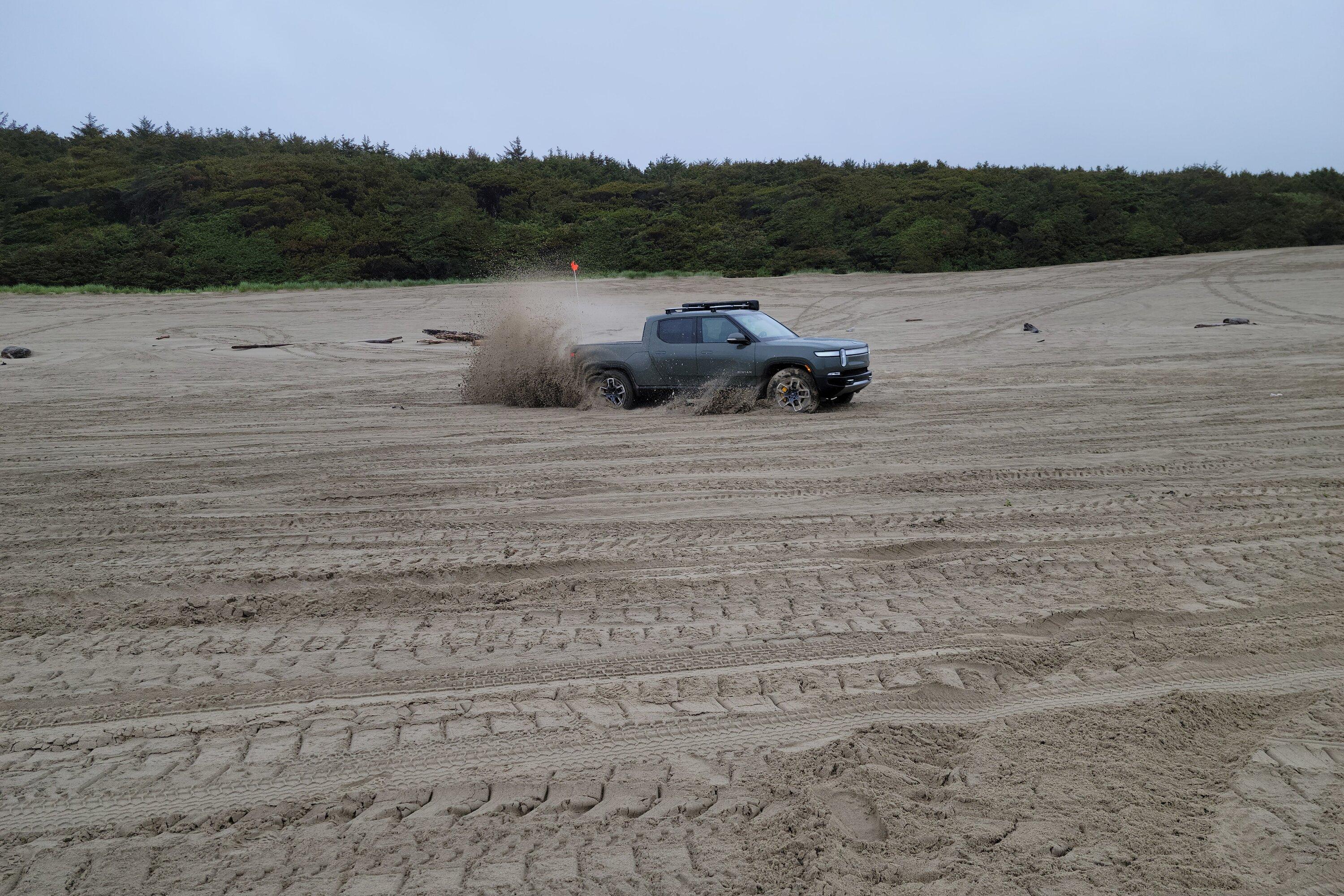 Rivian R1T R1S Tested the new Soft Sand Mode today with R1T IMG_28052022_211558_(6_x_4_inch)