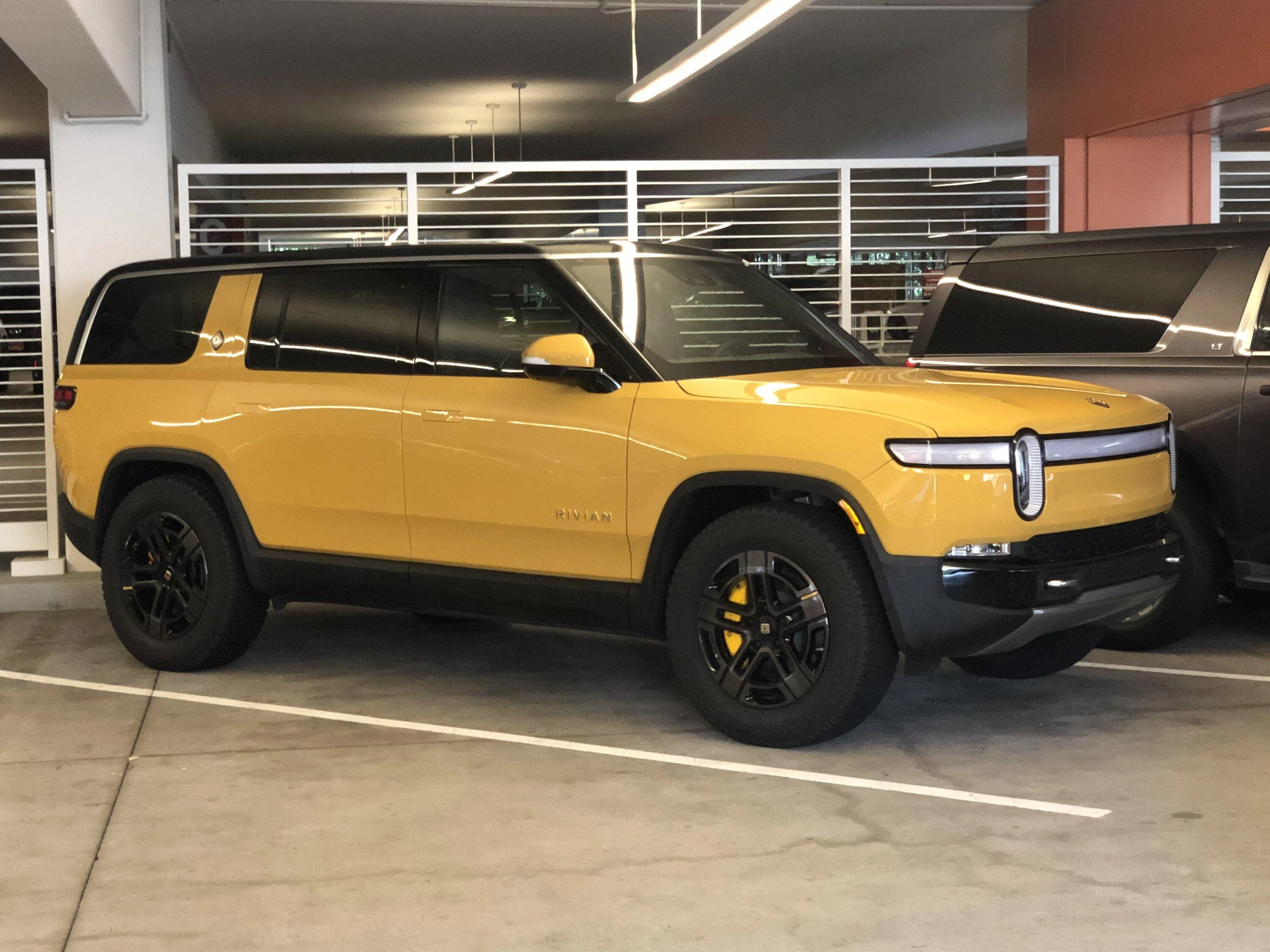 Rivian R1T R1S First looks from factory delivery of Compass Yellow R1T 8F52E2EC-F467-4391-8B83-8DDE63D01A6A
