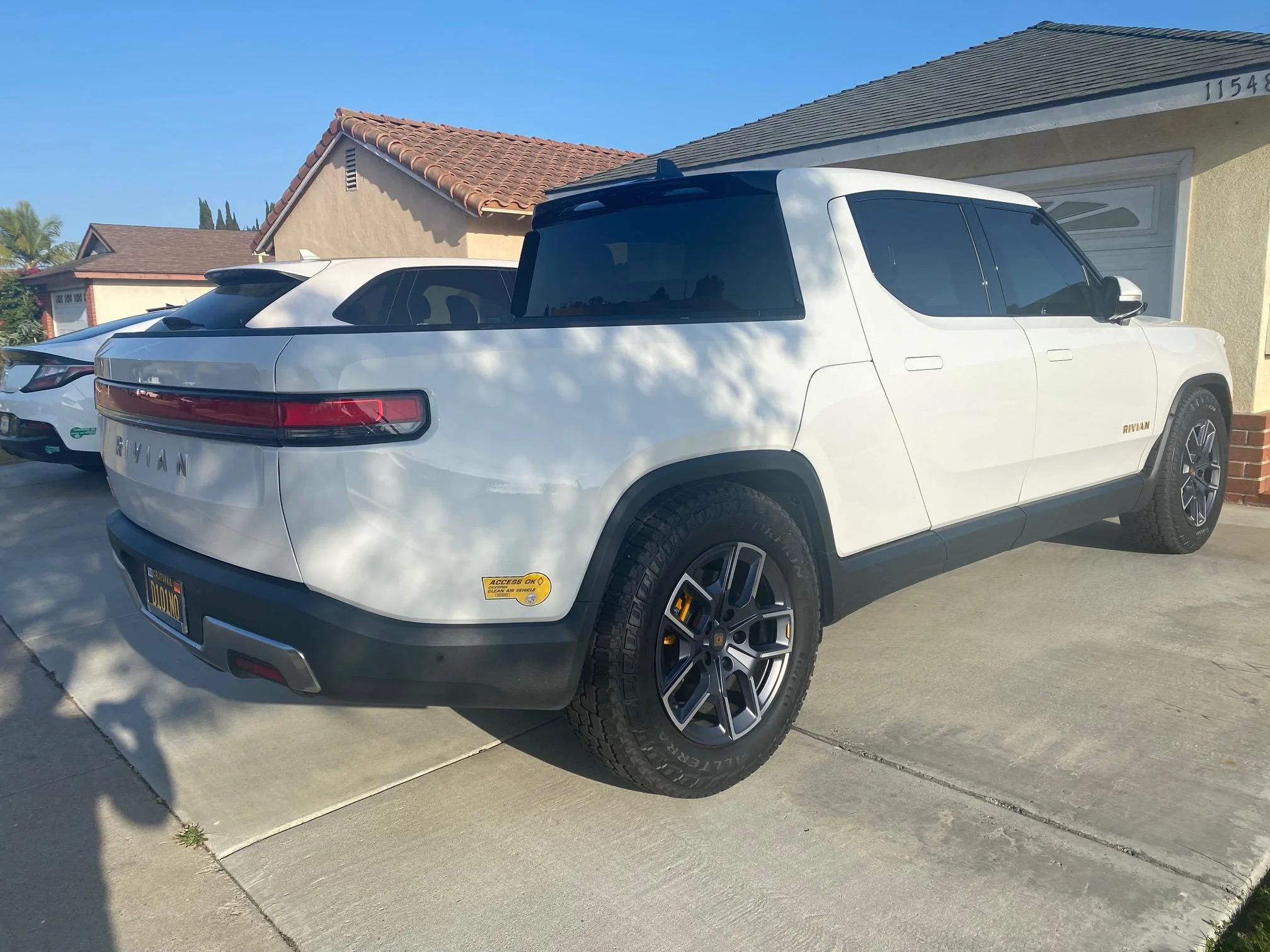 Rivian R1T R1S EV Carpool Stickers arrived sooner than anticipated - Good till 9/30/2025 Carpool