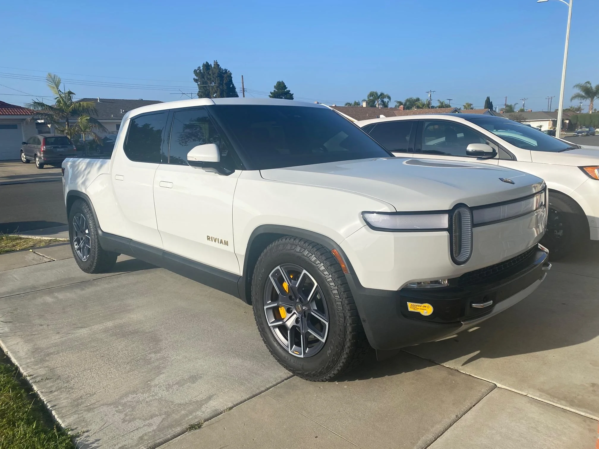 Rivian R1T R1S EV Carpool Stickers arrived sooner than anticipated - Good till 9/30/2025 IMG_0284