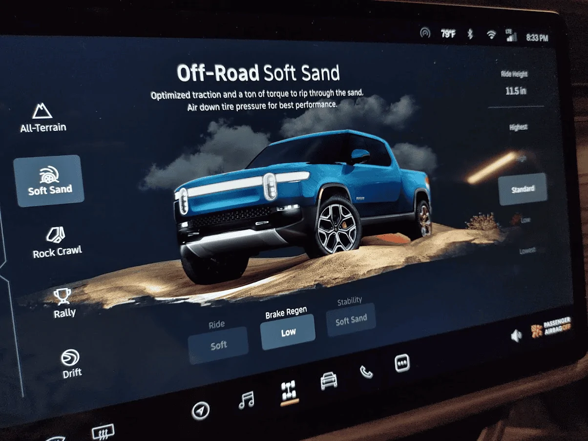 Rivian R1T R1S 2022.19.03 Software Update Released! -- Preconditioning, 12v Battery Drain Fix, Soft Sand Mode + More 1654054830834