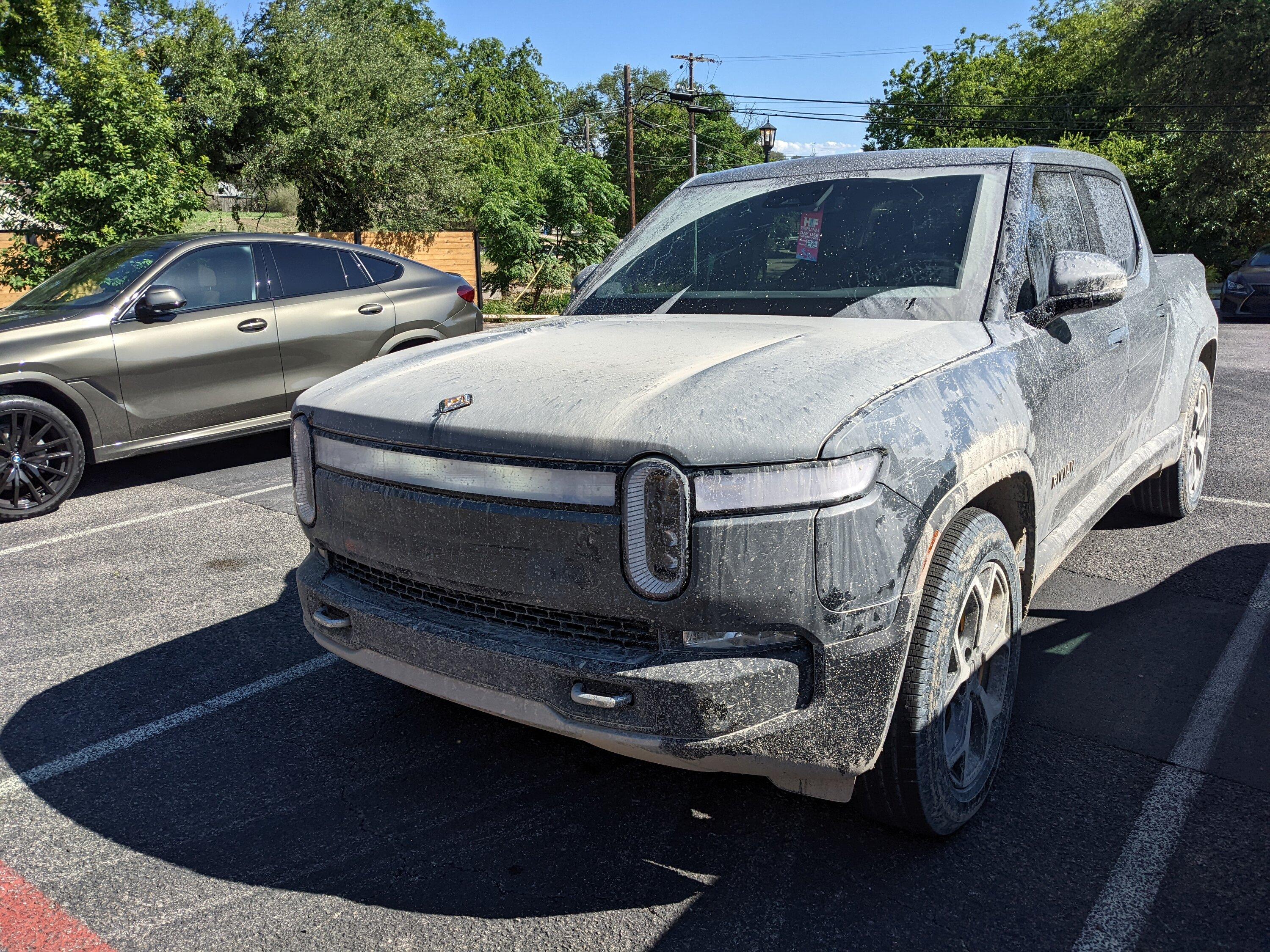 Rivian R1T R1S Playing in the mud. Rivian R1T shakedown (w/ videos) PXL_20220604_215421931.MP