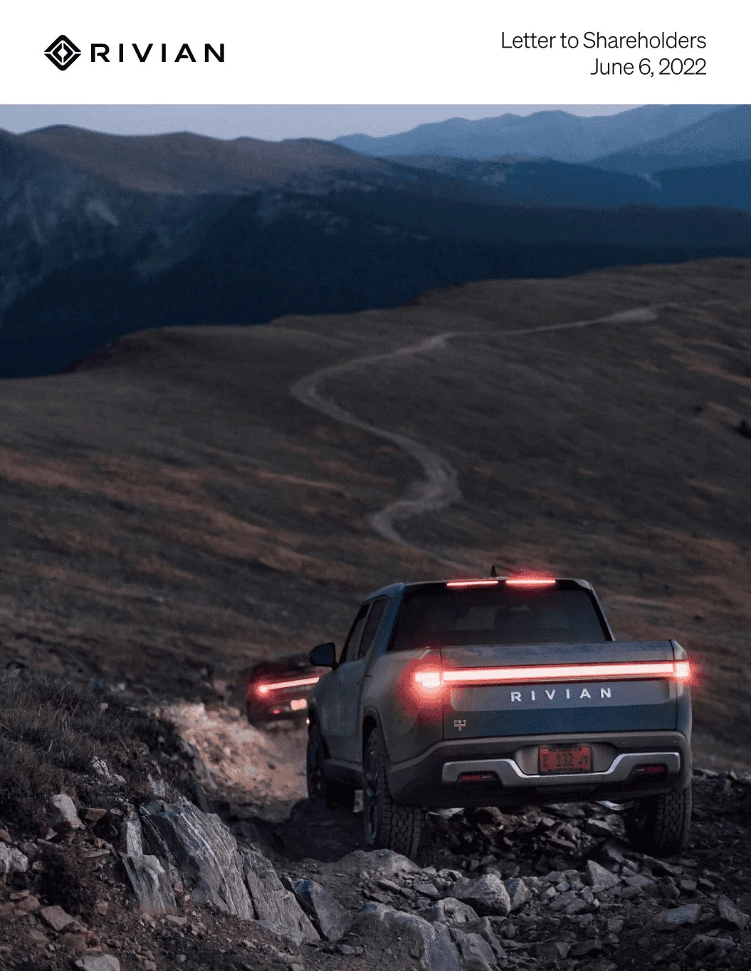 Rivian R1T R1S Rivian Virtual Shareholder Meeting and Shareholder Letter- June 6, 2022 1654538057610