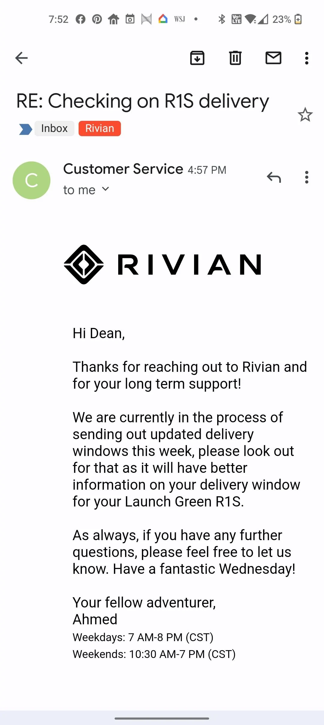 Rivian R1T R1S R1S Delay Getting Serious Screenshot_2022-06-08-19-52-01-02_e307a3f9df9f380ebaf106e1dc980bb6