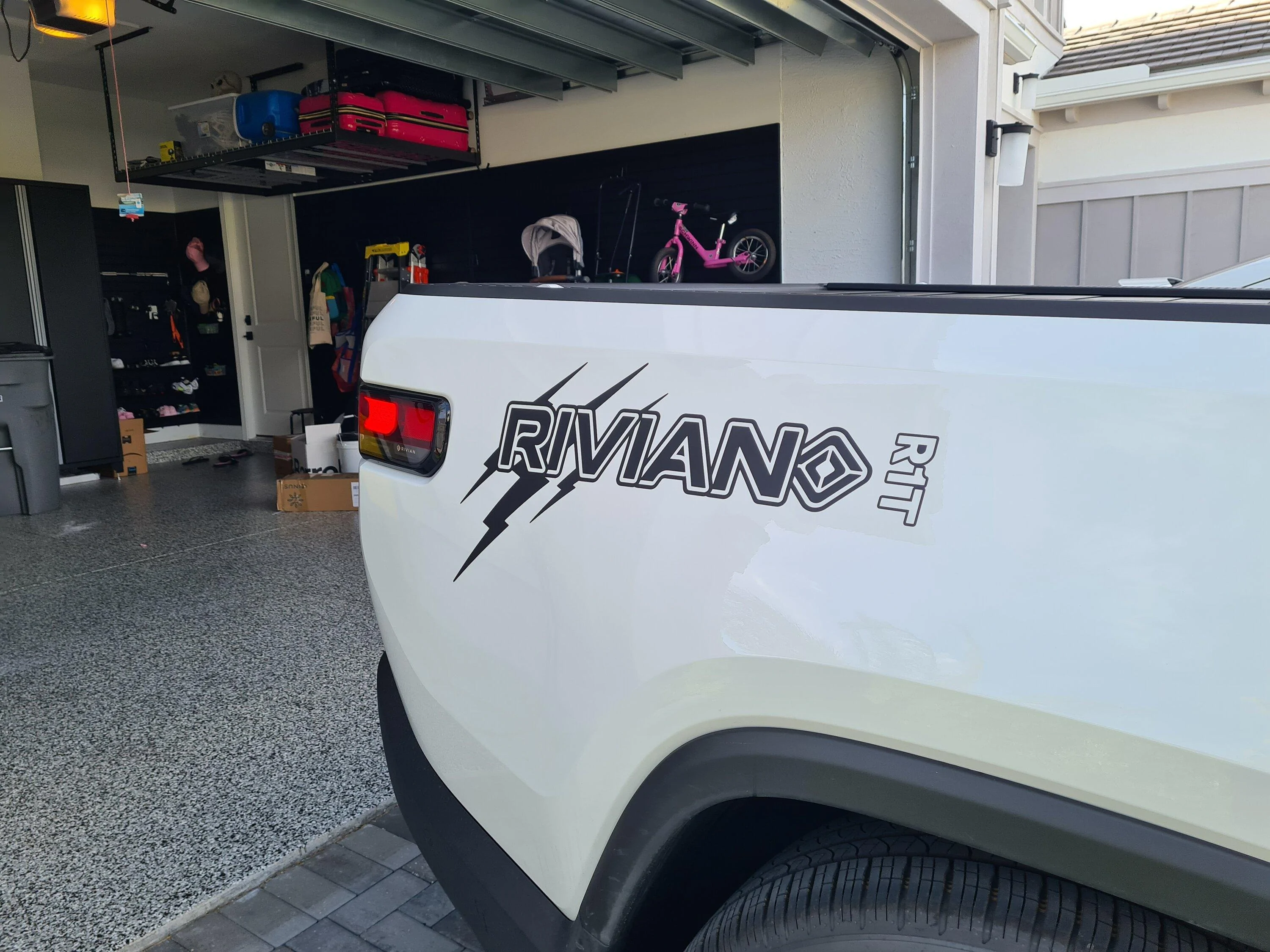 Rivian R1T R1S Free Rivian R1T Custom Graphic Decals Client Install 373