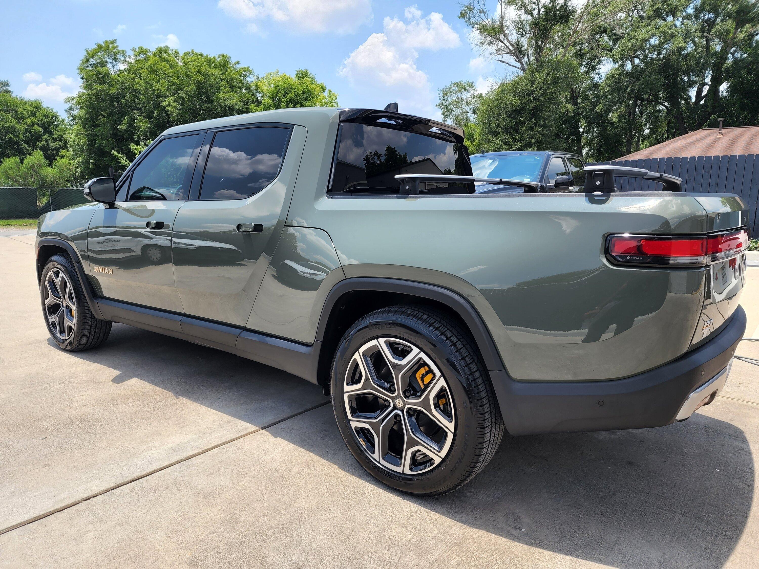 Rivian R1T R1S Getting Ceramic Paint Coating and Window Tinting 20220609_132016