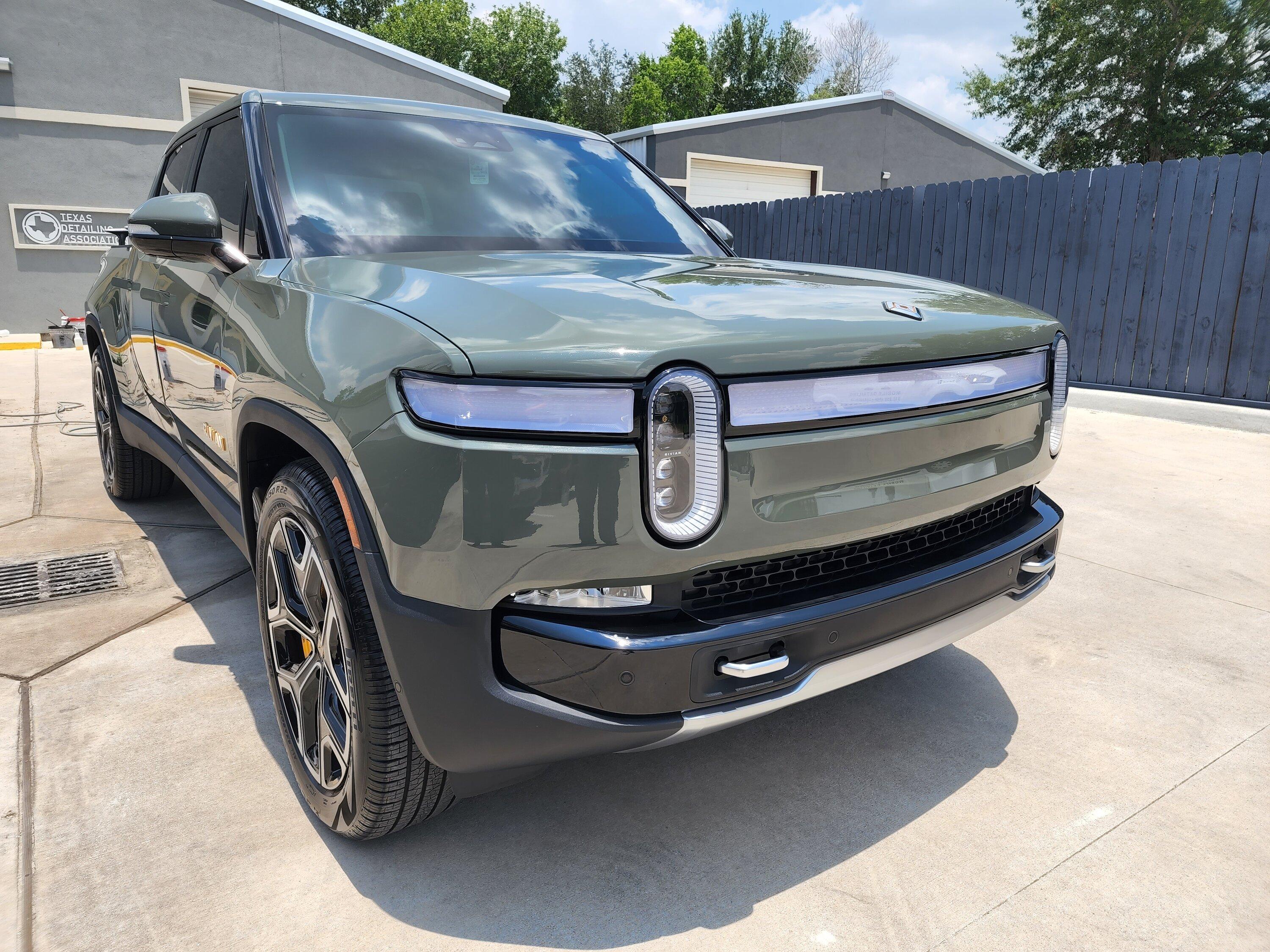 Rivian R1T R1S Getting Ceramic Paint Coating and Window Tinting 20220609_132051