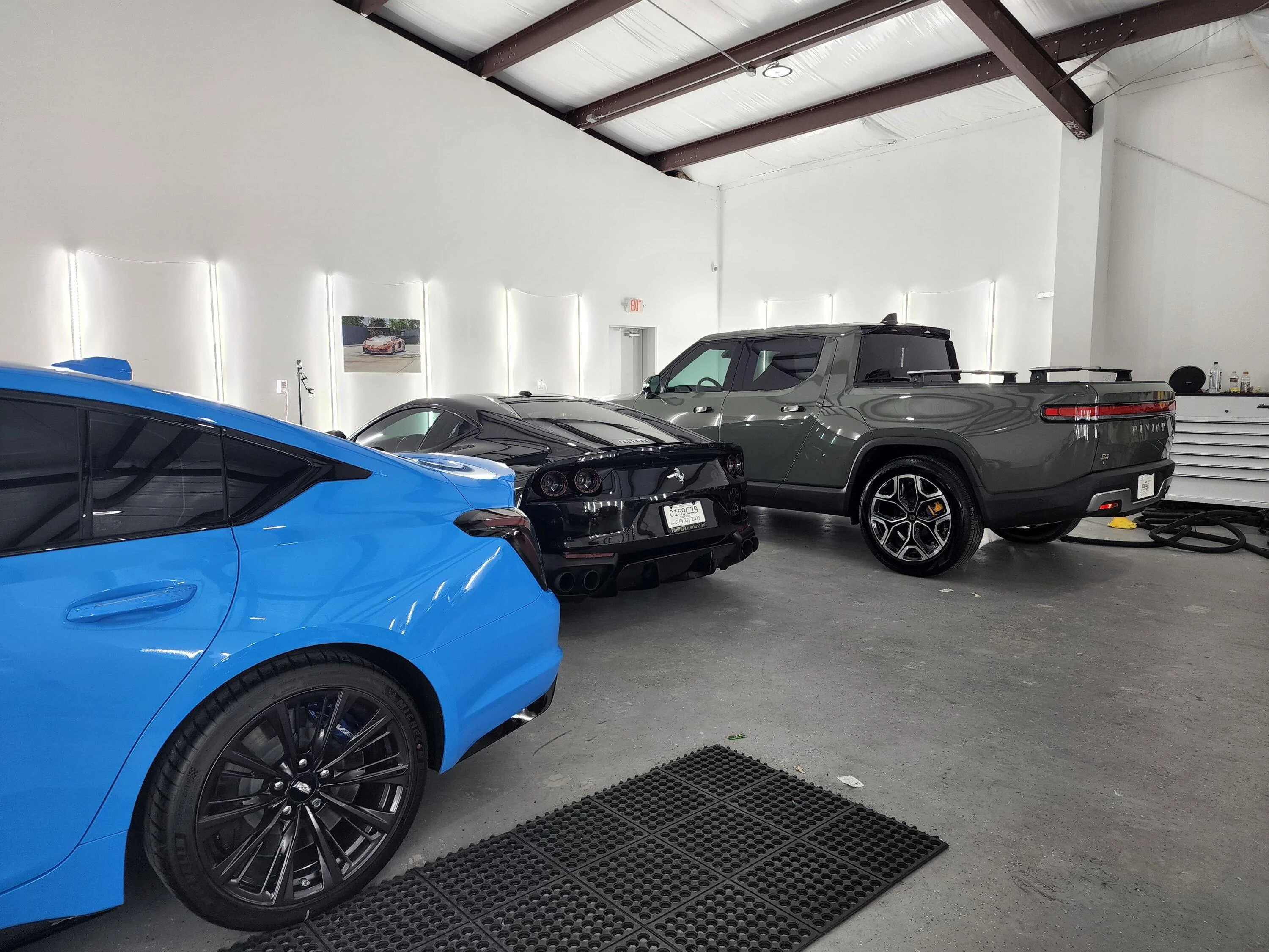Rivian R1T R1S Getting Ceramic Paint Coating and Window Tinting 20220609_125941