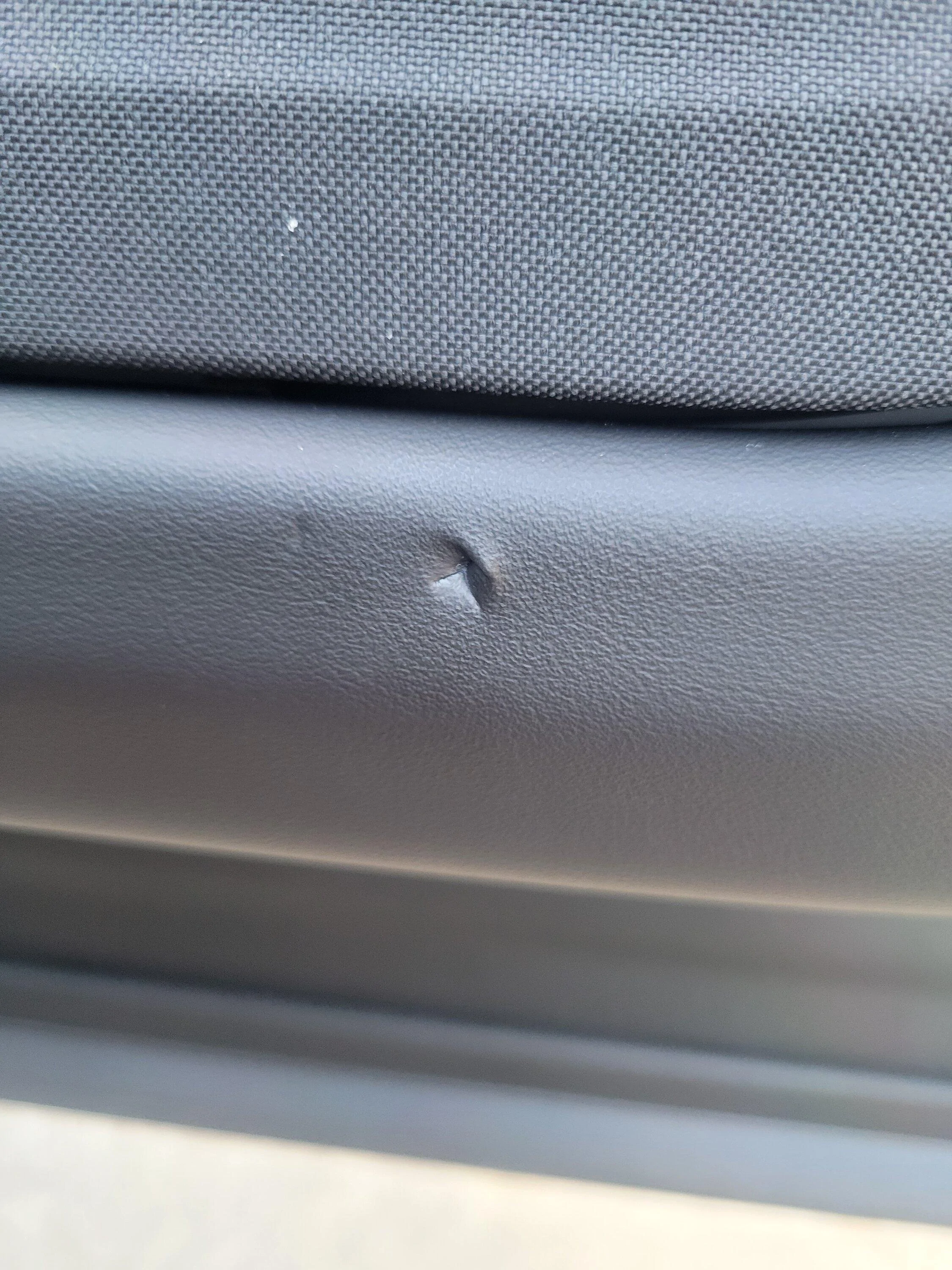 Rivian R1T R1S Door trim panel minor gouge help--ugh 20220604_191804