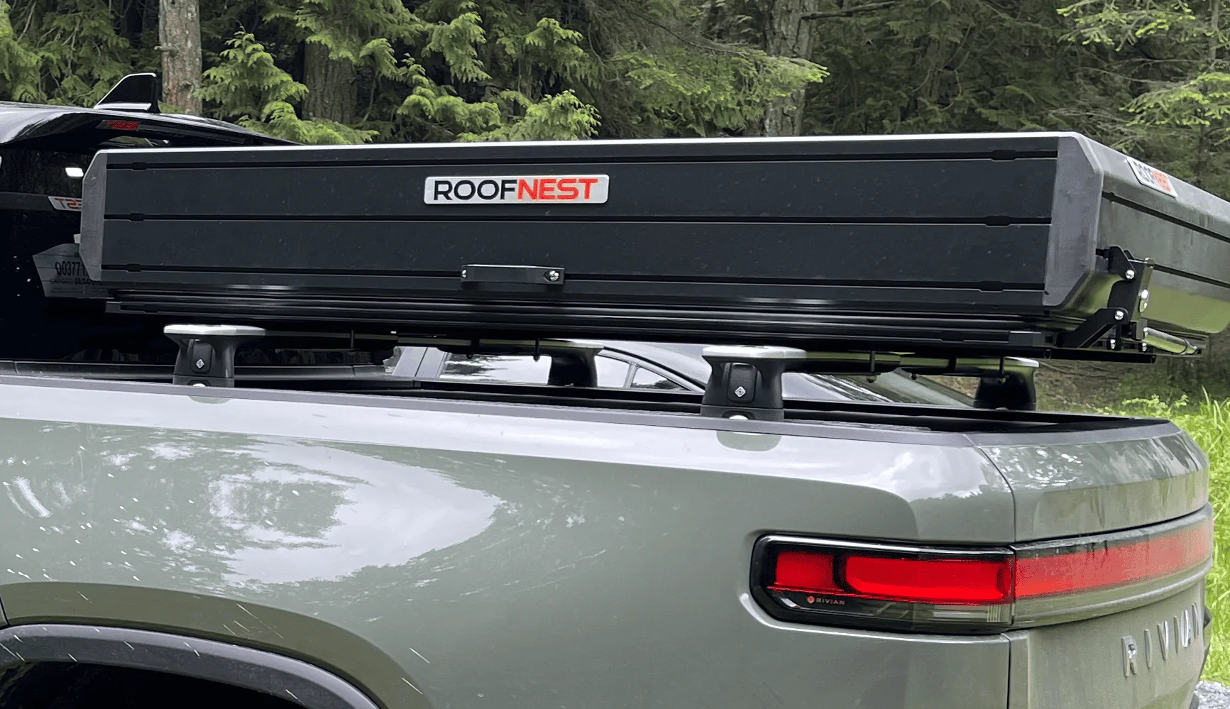 Rivian R1T R1S Roofnest Condor Overland Roof Top Tent (RTT) + R1T 1655225959105
