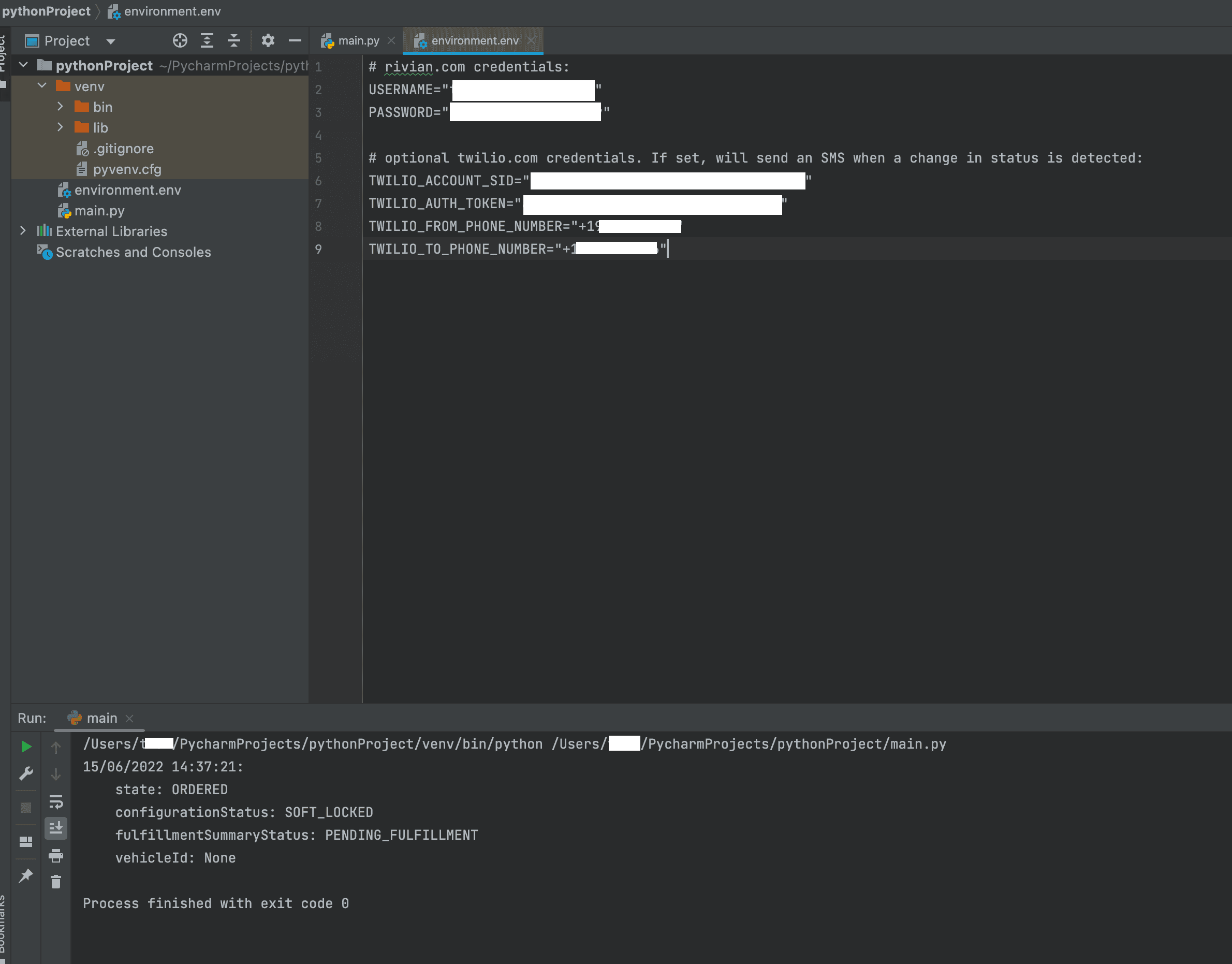 Rivian R1T R1S Rivian API Screen Shot 2022-06-15 at 2.39.10 PM