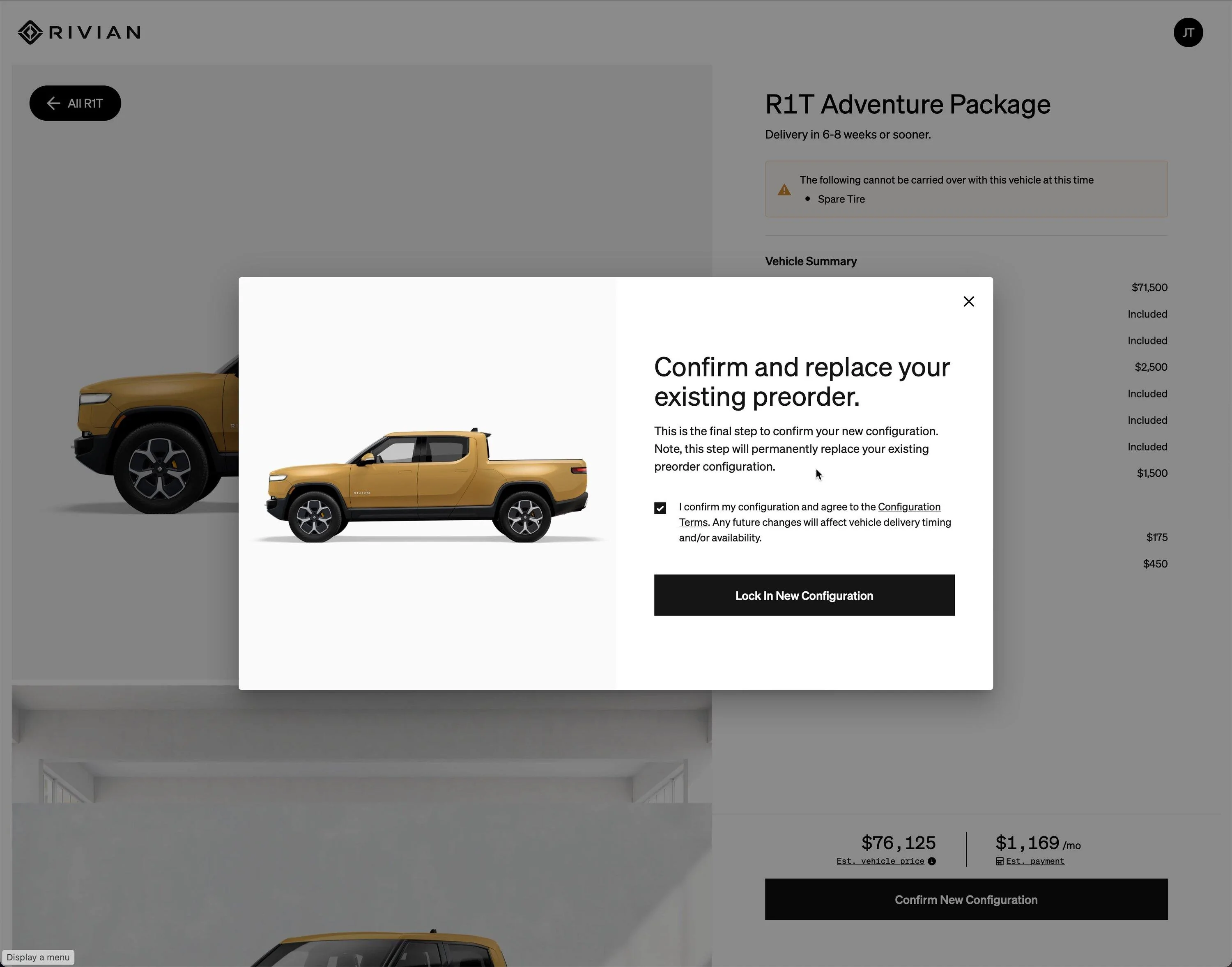 Rivian R1T R1S First look at @ “Introducing the R1 Shop” -- Rivian website to shop for R1T that delivers in 6-8 weeks 2022-06-17_13-40-44