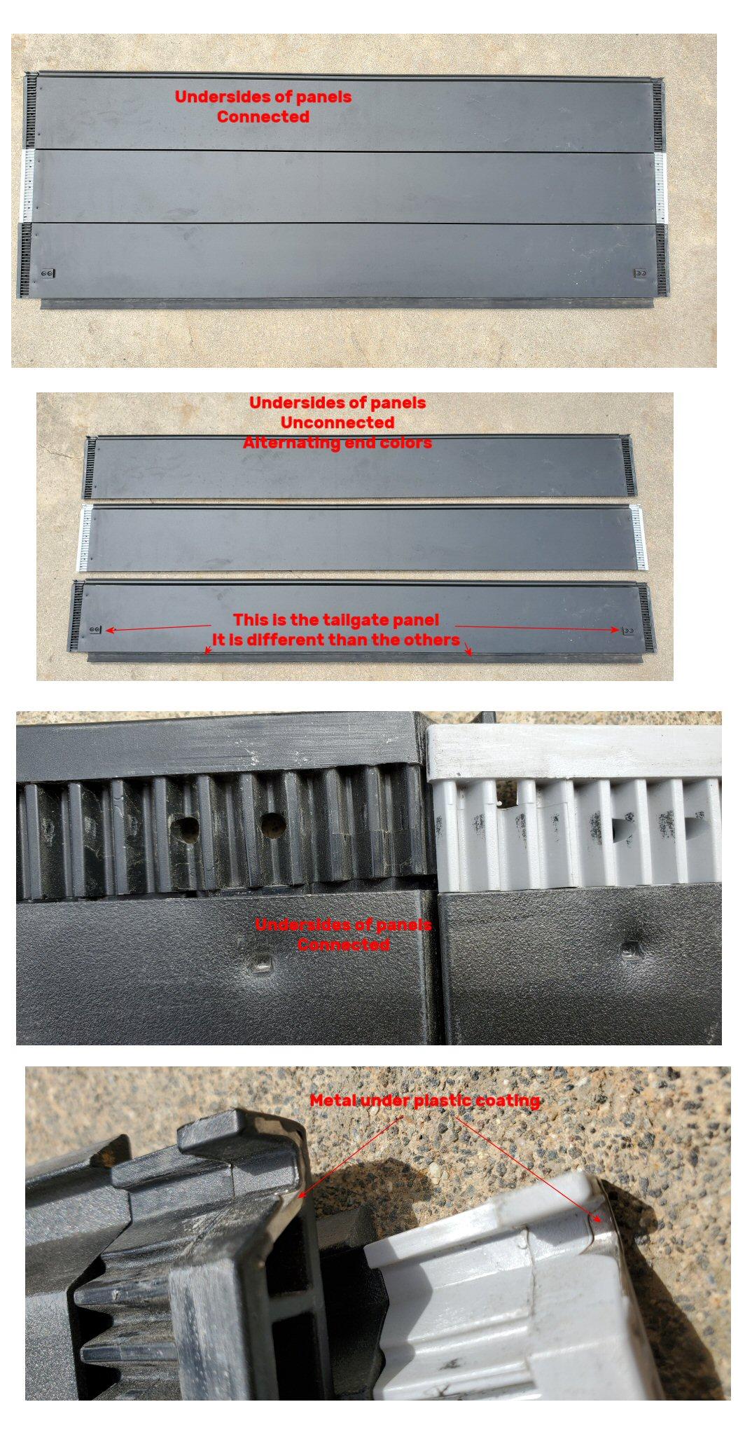 Rivian R1T R1S DIY Tonneau Repairs? Anyone try to do this yet? PanelUndersideGrouping1