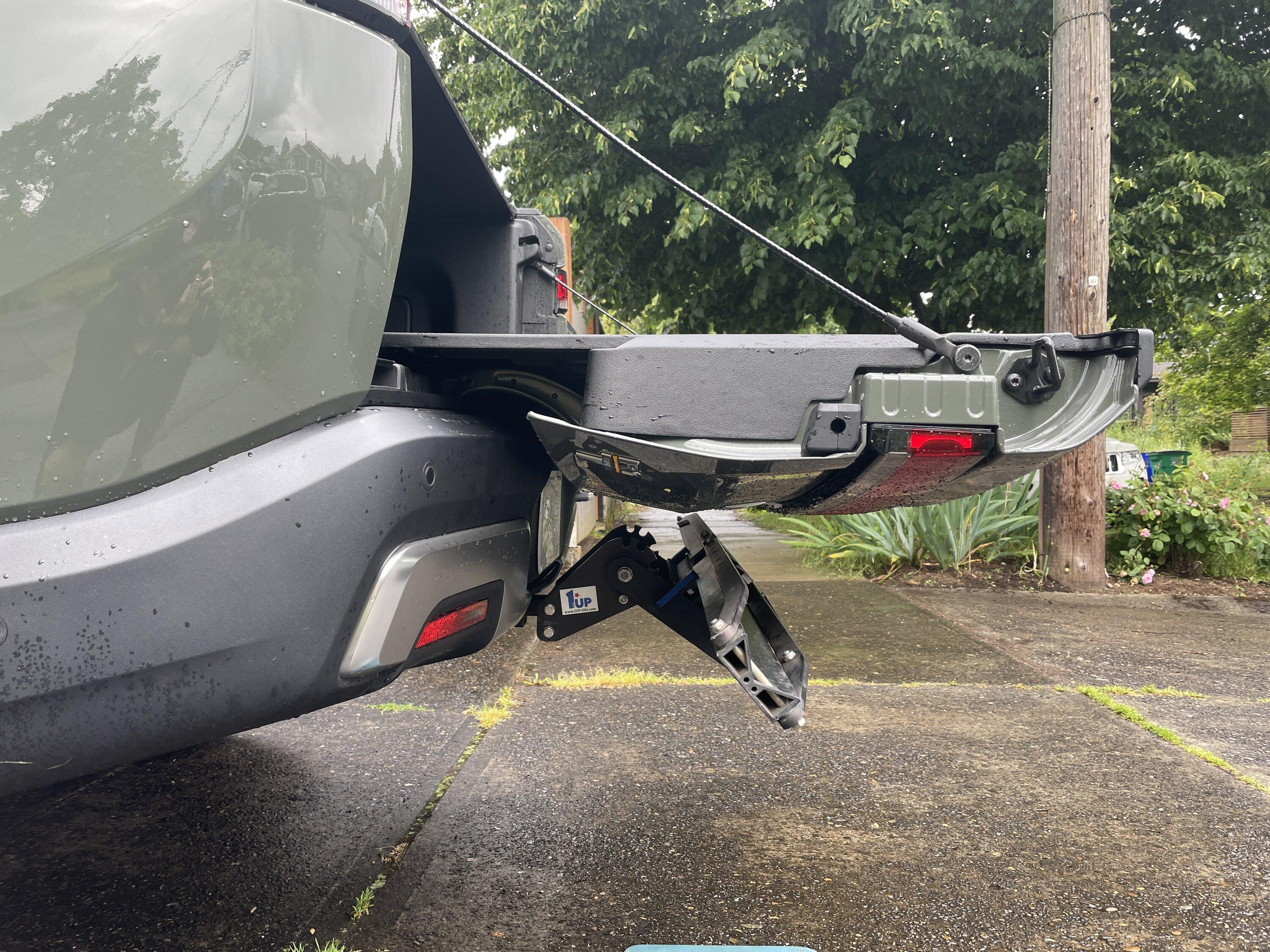 Rivian R1T R1S Bed mounted vs hitch mounted bike rack? 7092CE78-CFFE-46CC-A259-018249825F33