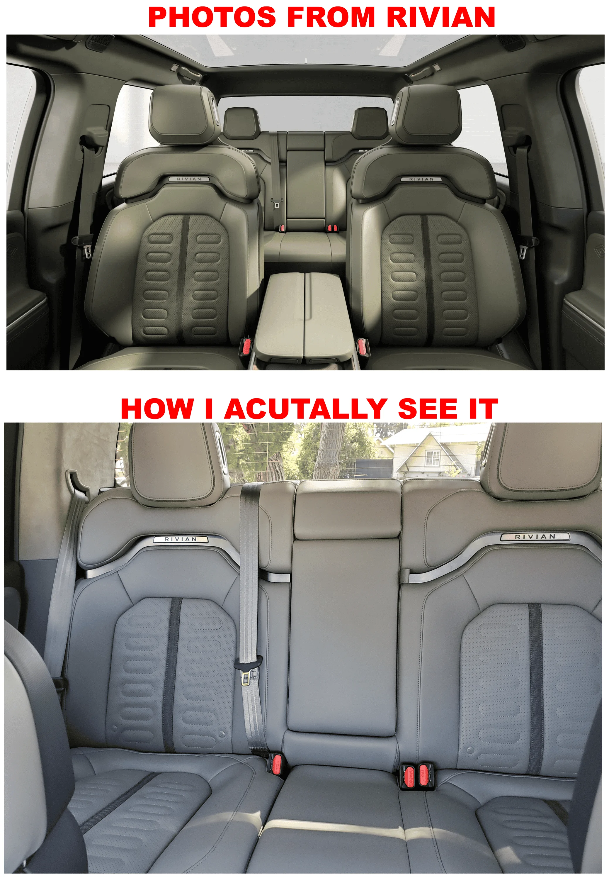 Photos: R1T with preproduction Ocean Coast interior | Page 2 | Rivian ...