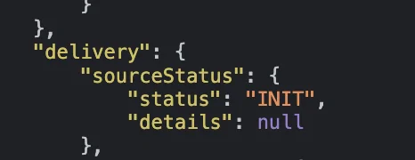 Rivian R1T R1S Step 8 - Delivery Graphql status Screen Shot 2022-06-21 at 9.48.45 AM