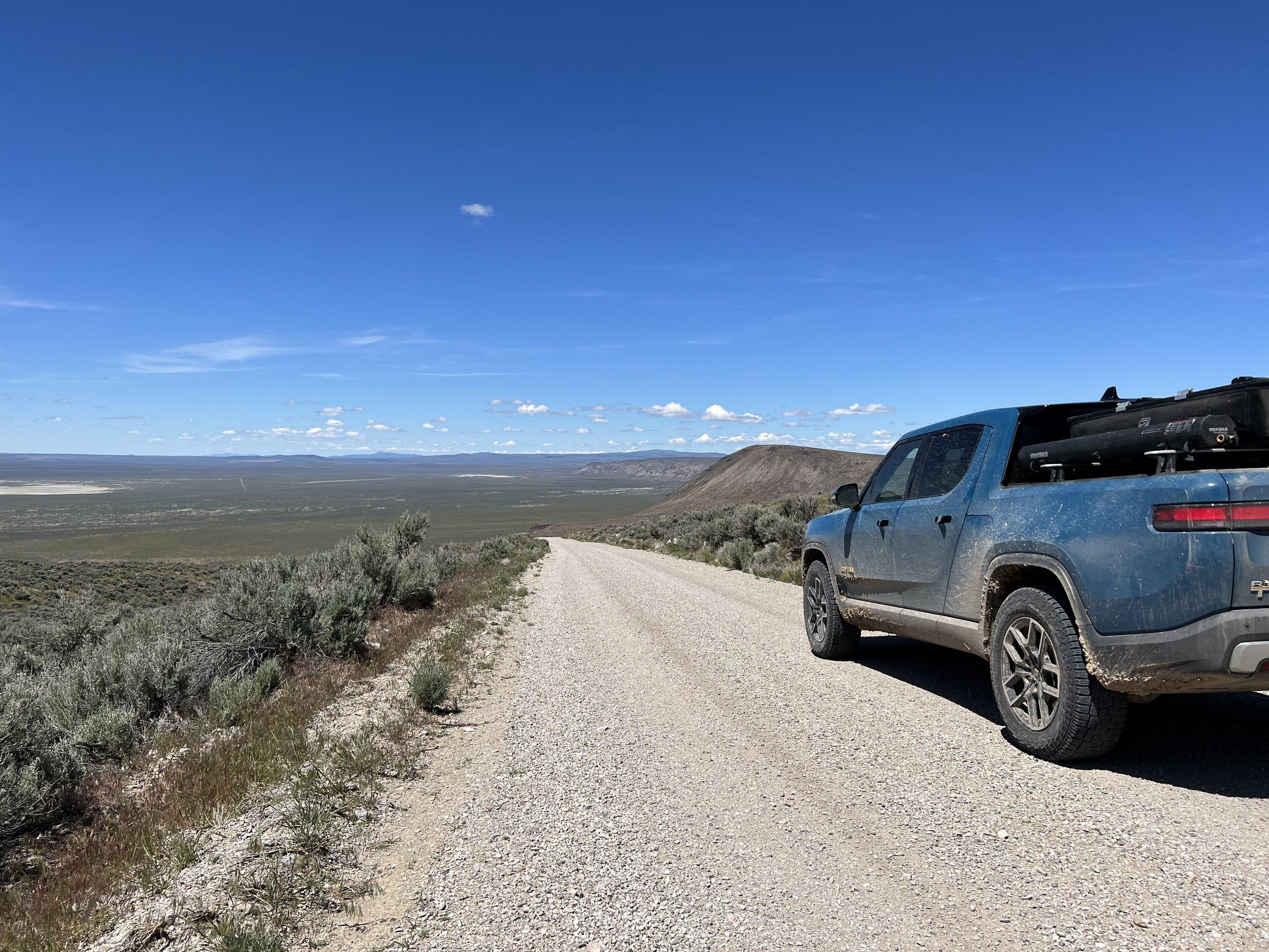 Rivian R1T R1S R1T Overlanding Adventure.  Steens, Alvord Desert, Central OR A43BCE4E-F3B9-4A00-B236-A2A6C6E5CC3D