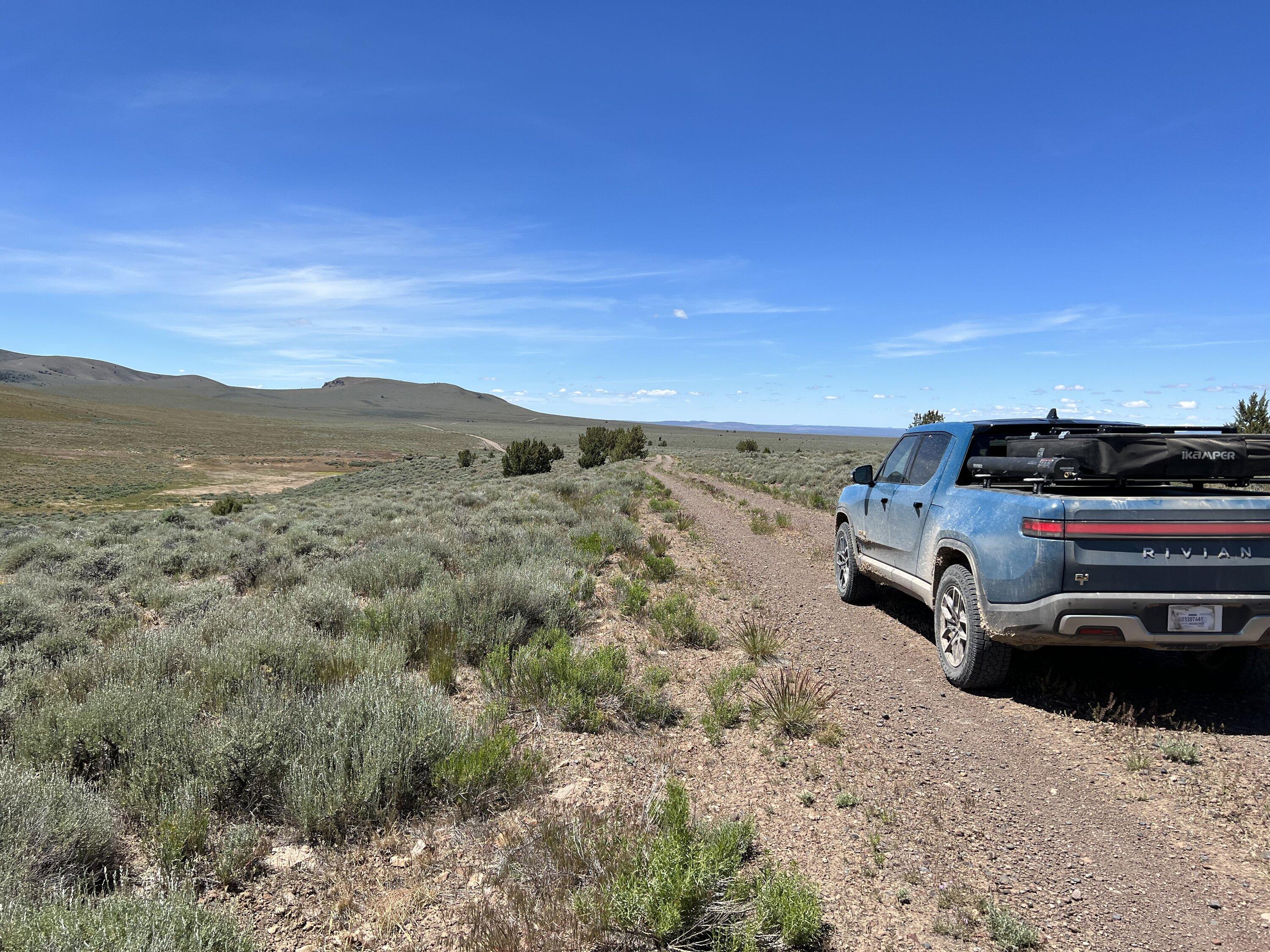 Rivian R1T R1S R1T Overlanding Adventure.  Steens, Alvord Desert, Central OR BCA8D3E3-A2F6-49F1-8250-908364DA53EF