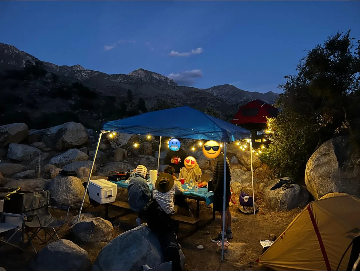 Rivian R1T R1S Let there be light…. camping trip lighting powered by R1T D5019A4C-6AB4-47CC-9957-0C2CDE1C1E20