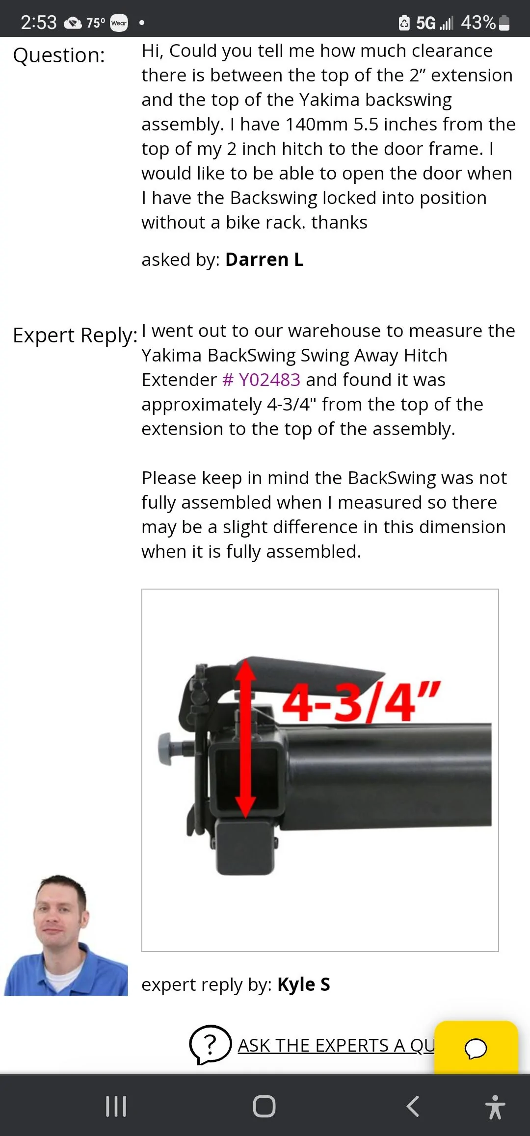 Rivian R1T R1S Kuat NV2 bike rack on R1T Screenshot_20220624-145302_Chrom