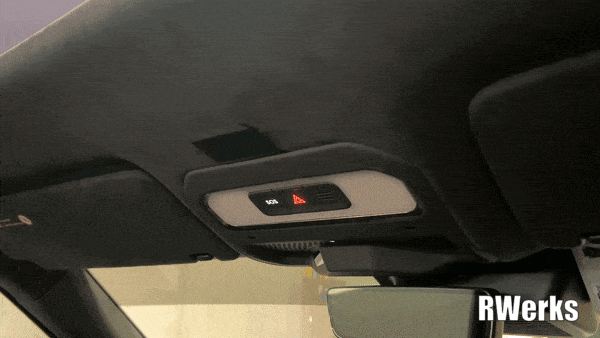 Rivian R1T R1S Sun Glasses Holder Mod ezgif.com-gif-maker