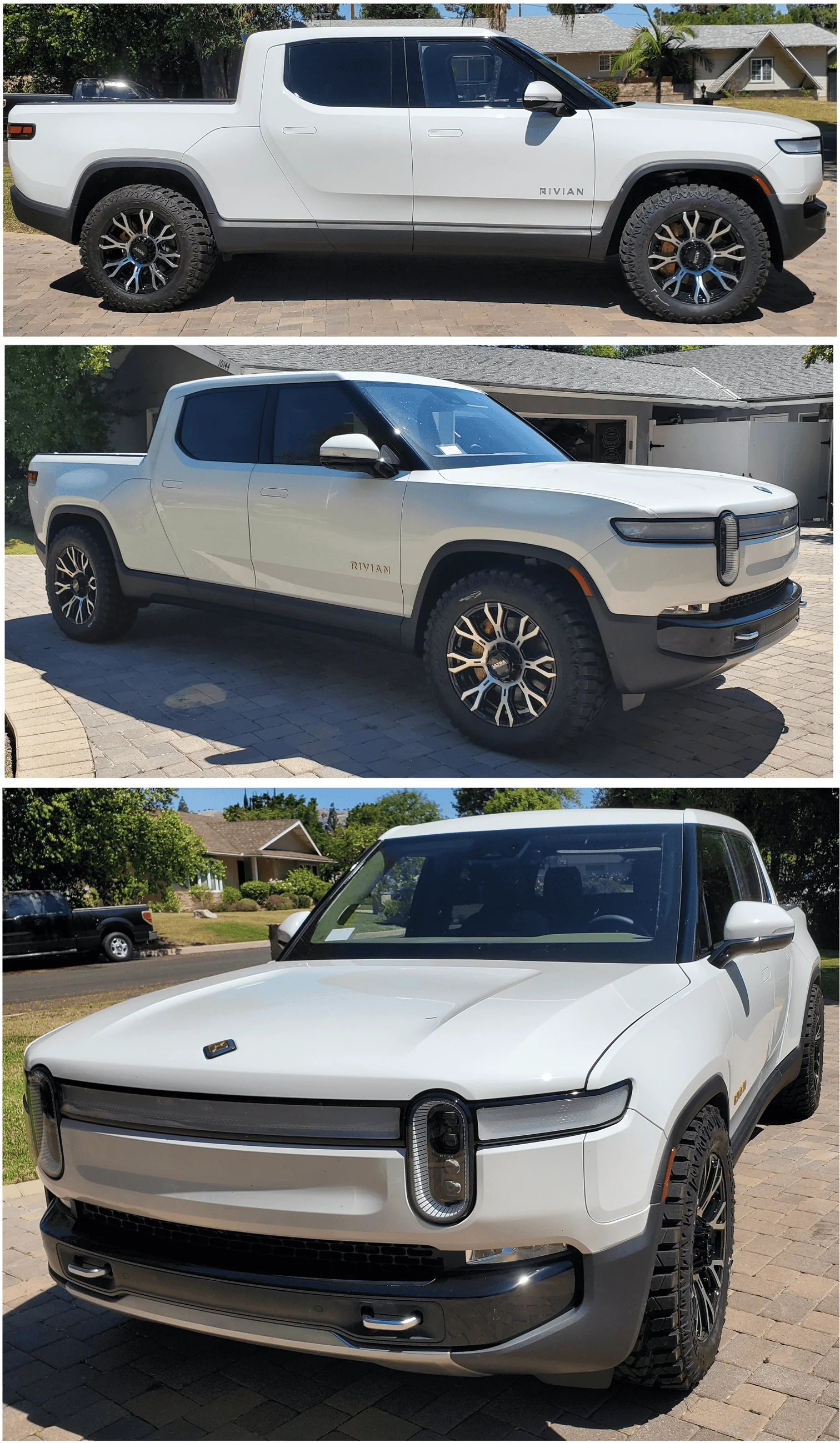 Rivian R1T R1S EDIT: NEW TIRES INSTALLED  / Got the new wheels / tires installed...photos to show fitment, not wheel choice 1656194150619
