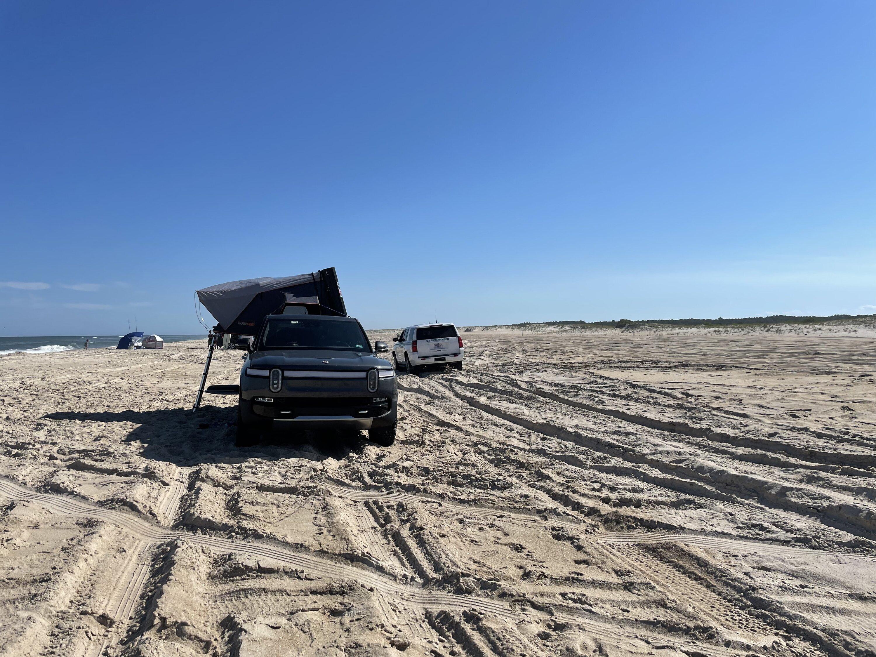 Rivian R1T R1S Took the R1T to Assateague Island National Seashore. Got Stuck in Soft Sand C334787D-124B-4EBB-A704-046B14B4EB74